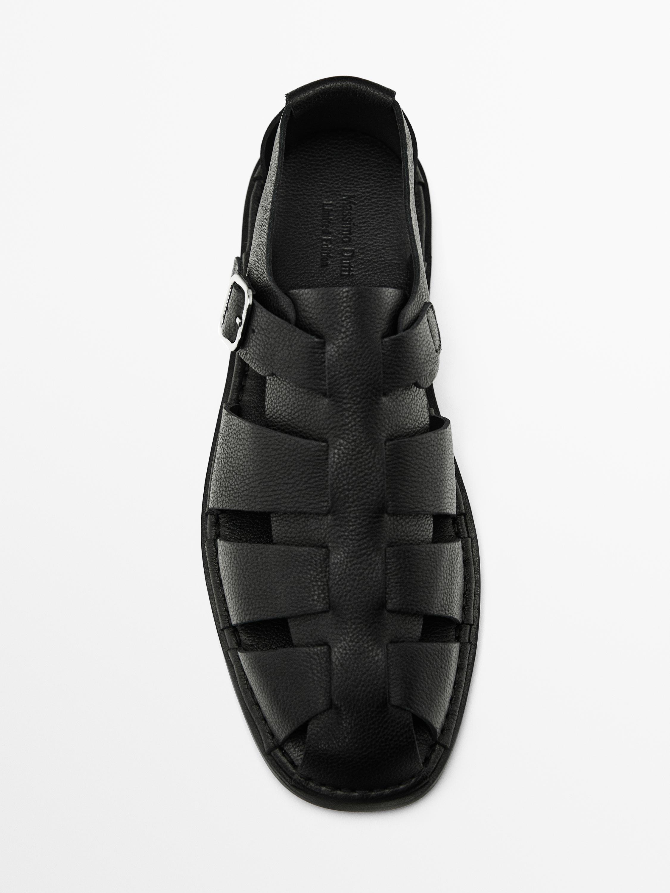 Leather cage sandals - Limited Edition