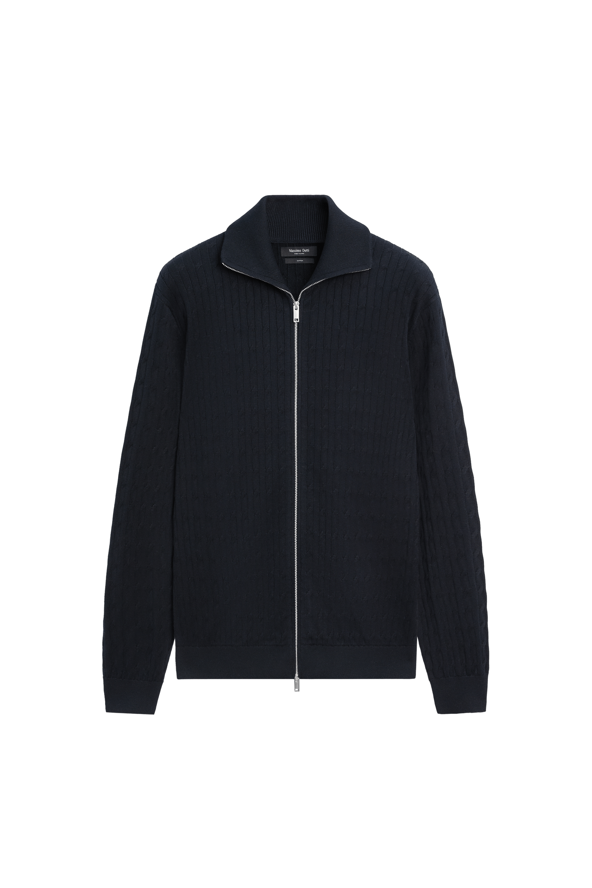 Massimo Dutti %100 pamuklu örgü hırka görsel 4