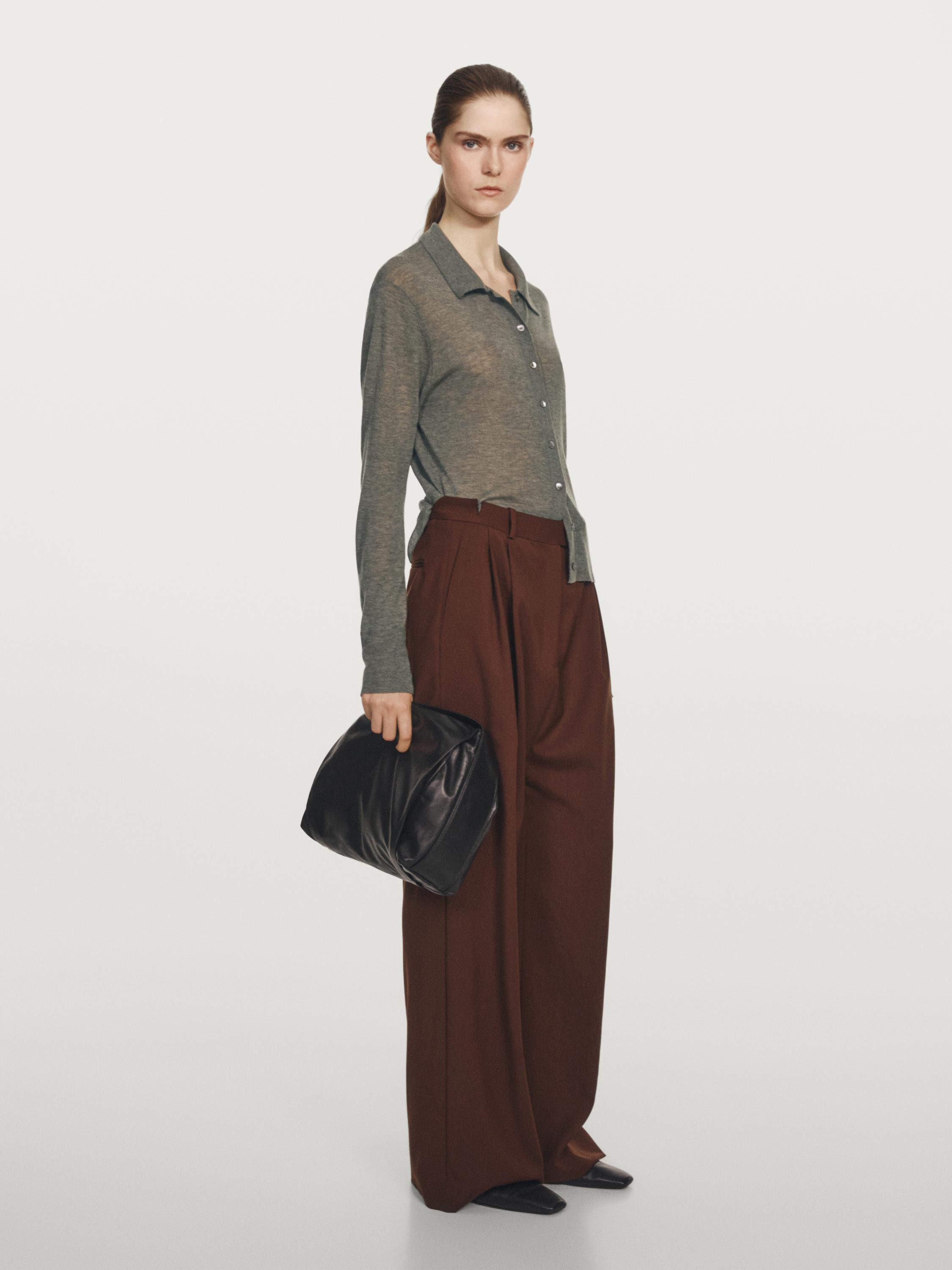 Cardigan de malha 100% lã - Studio