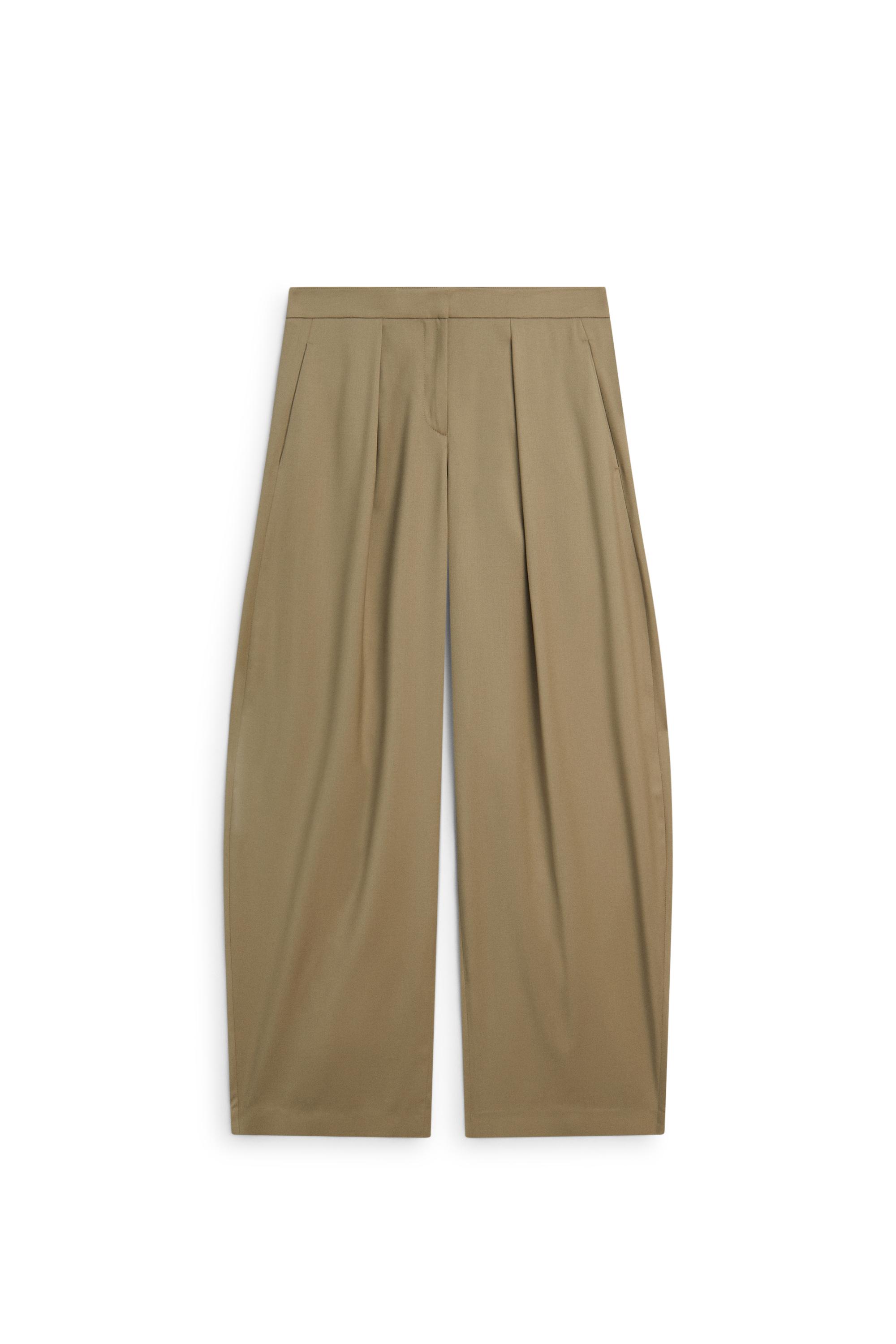 Barrel fit pleated pants - LIMITED EDITION by Massimo Dutti