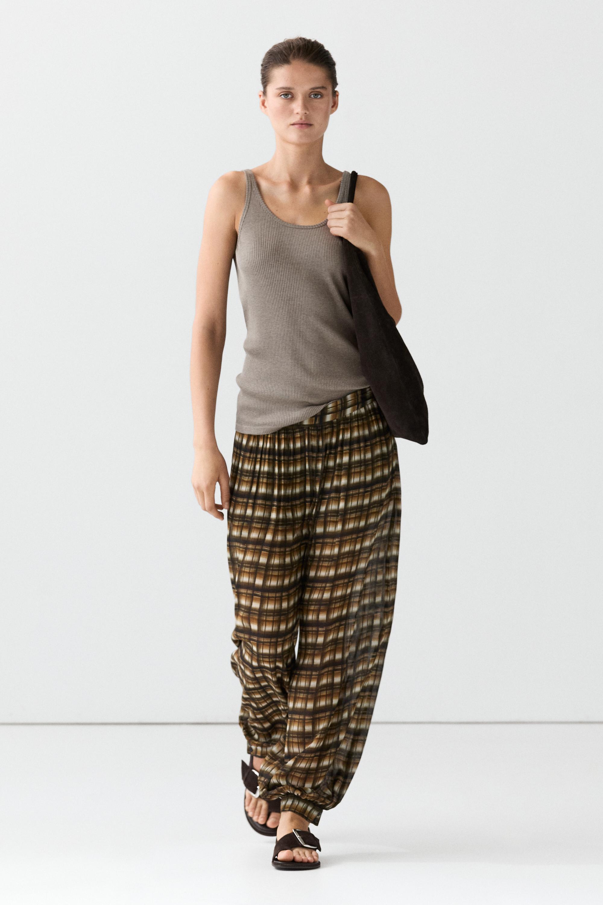 Flowing sarouel trousers — MUSTARD YELLOW