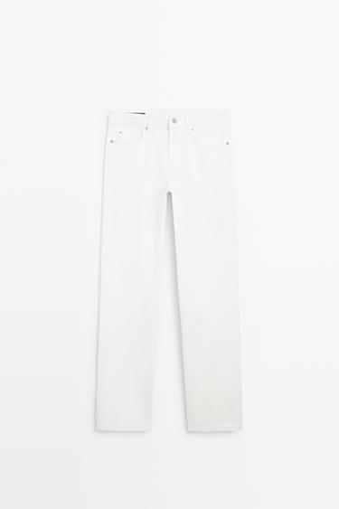 Low-rise straight-leg jeans — Off white 2