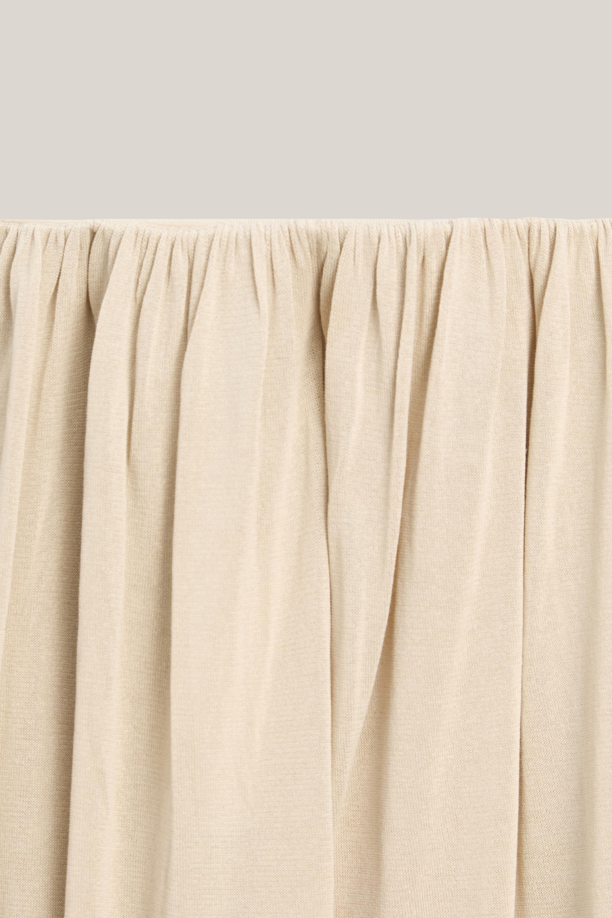 Silk blend total look sarouel trousers - LIMITED EDITION — SAND