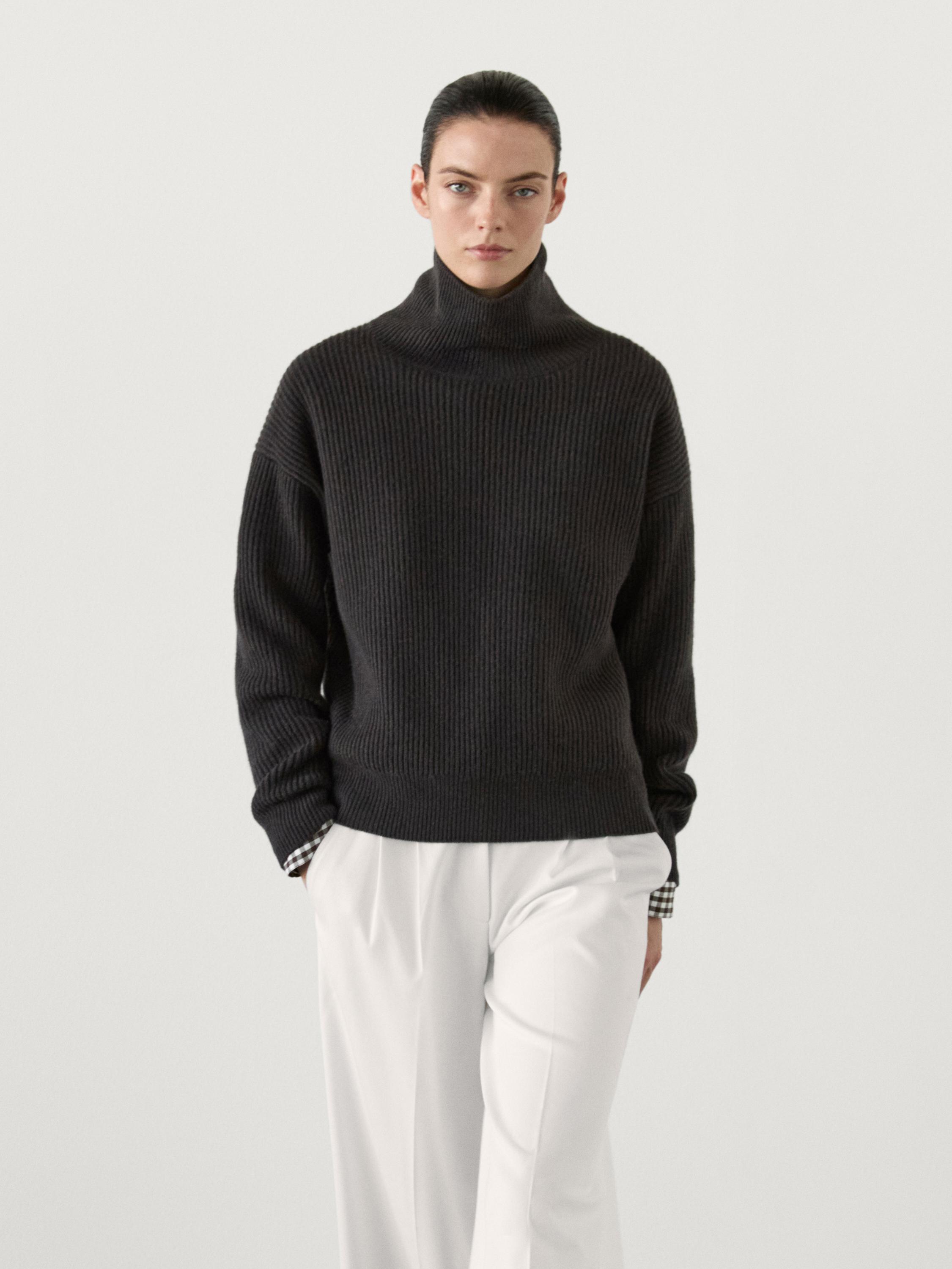 Massimo Dutti wool and cashmere offers sweater