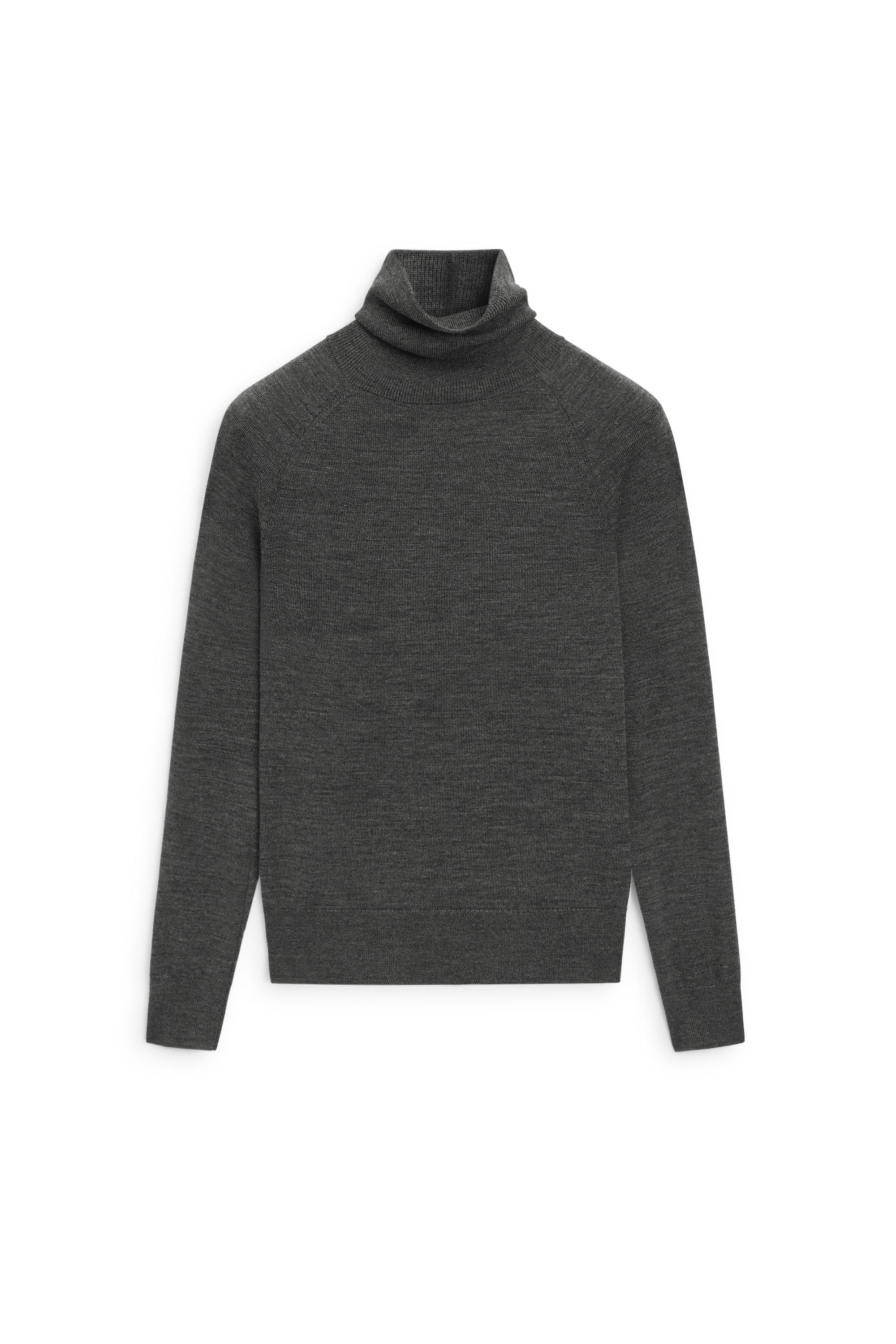 100% wool button-detail knit sweater - LIMITED EDITION by Massimo Dutti