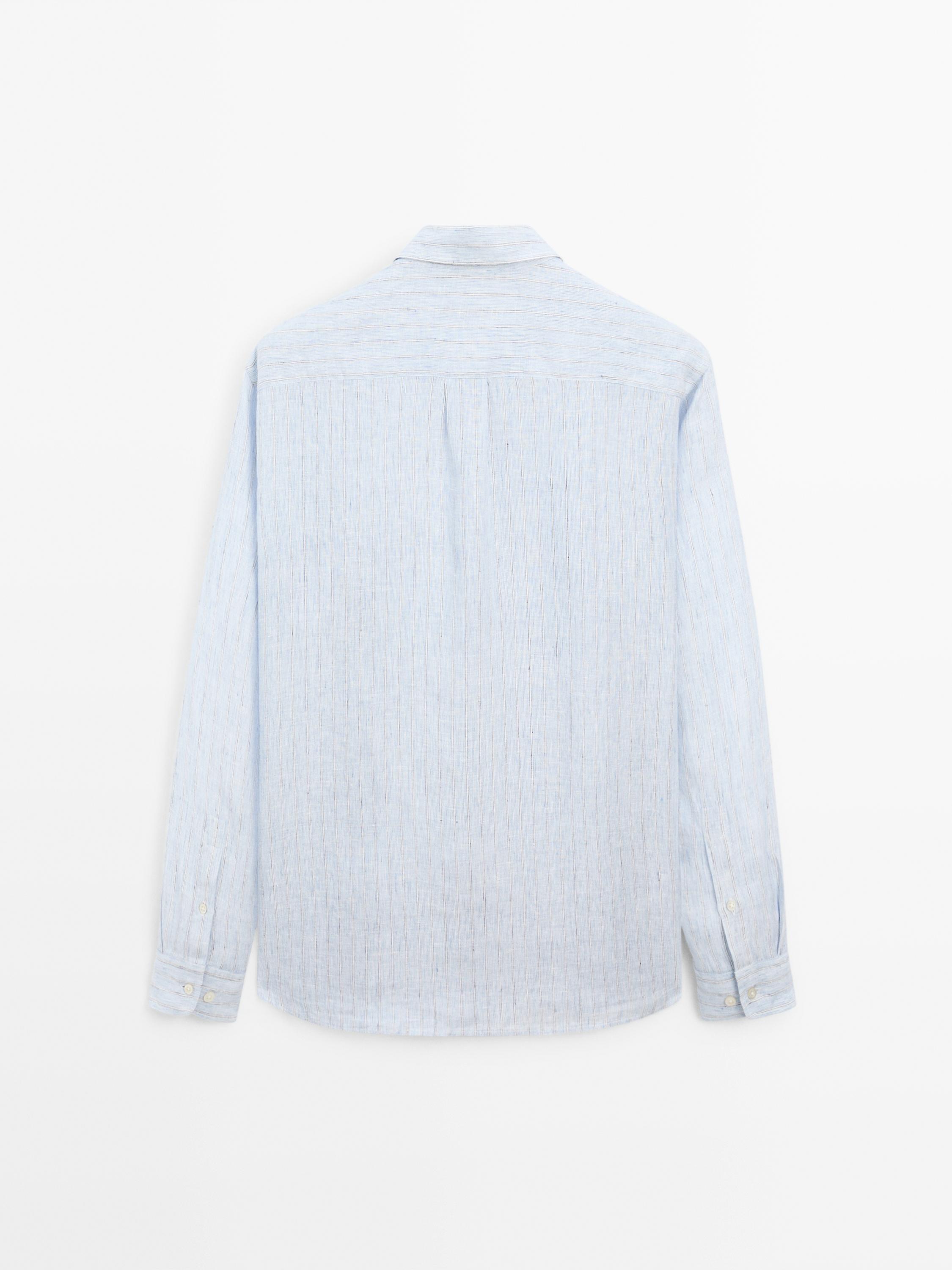 Camisa rayas regular fit