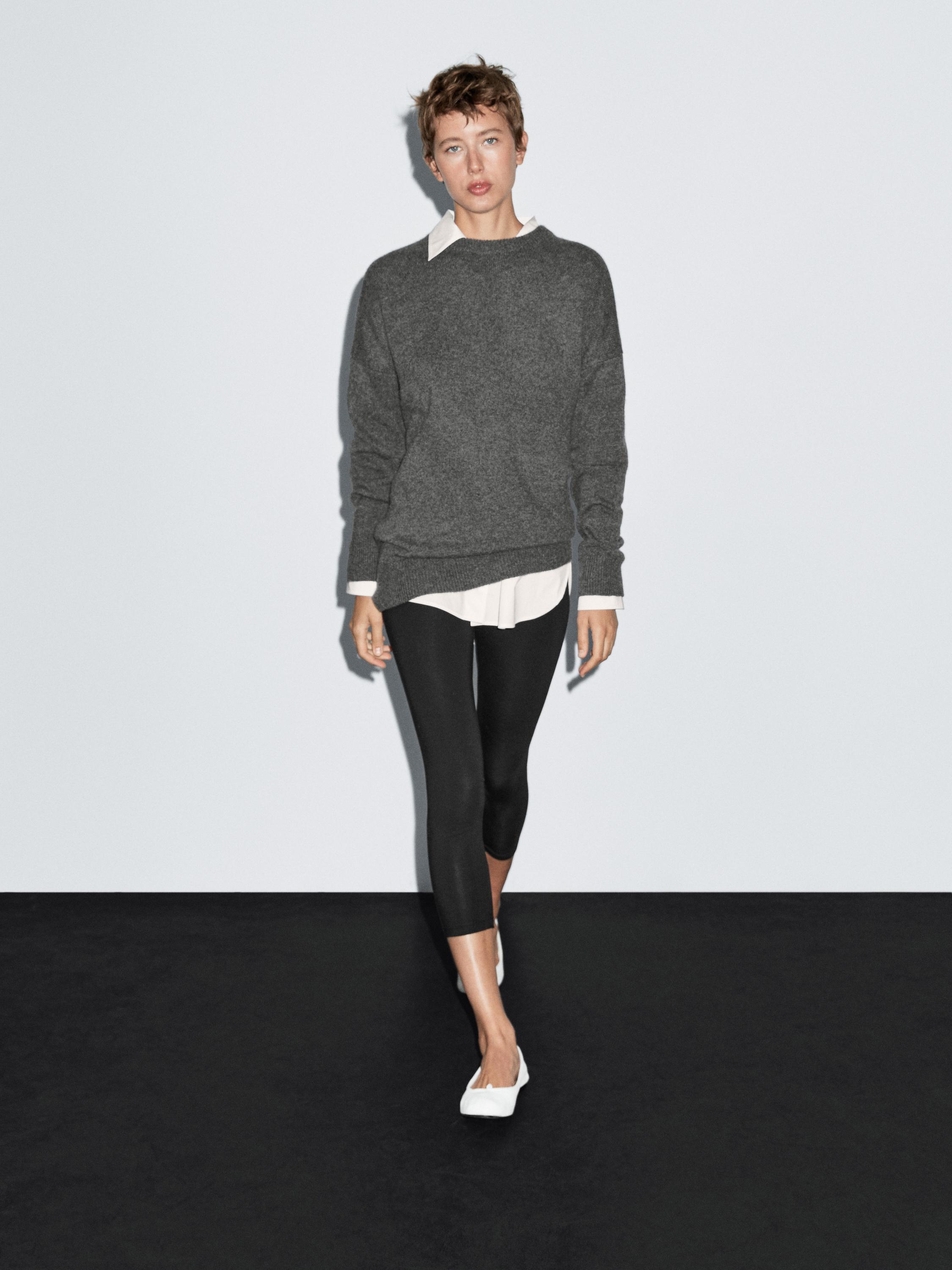 Jersey oversized coderas 100% cashmere