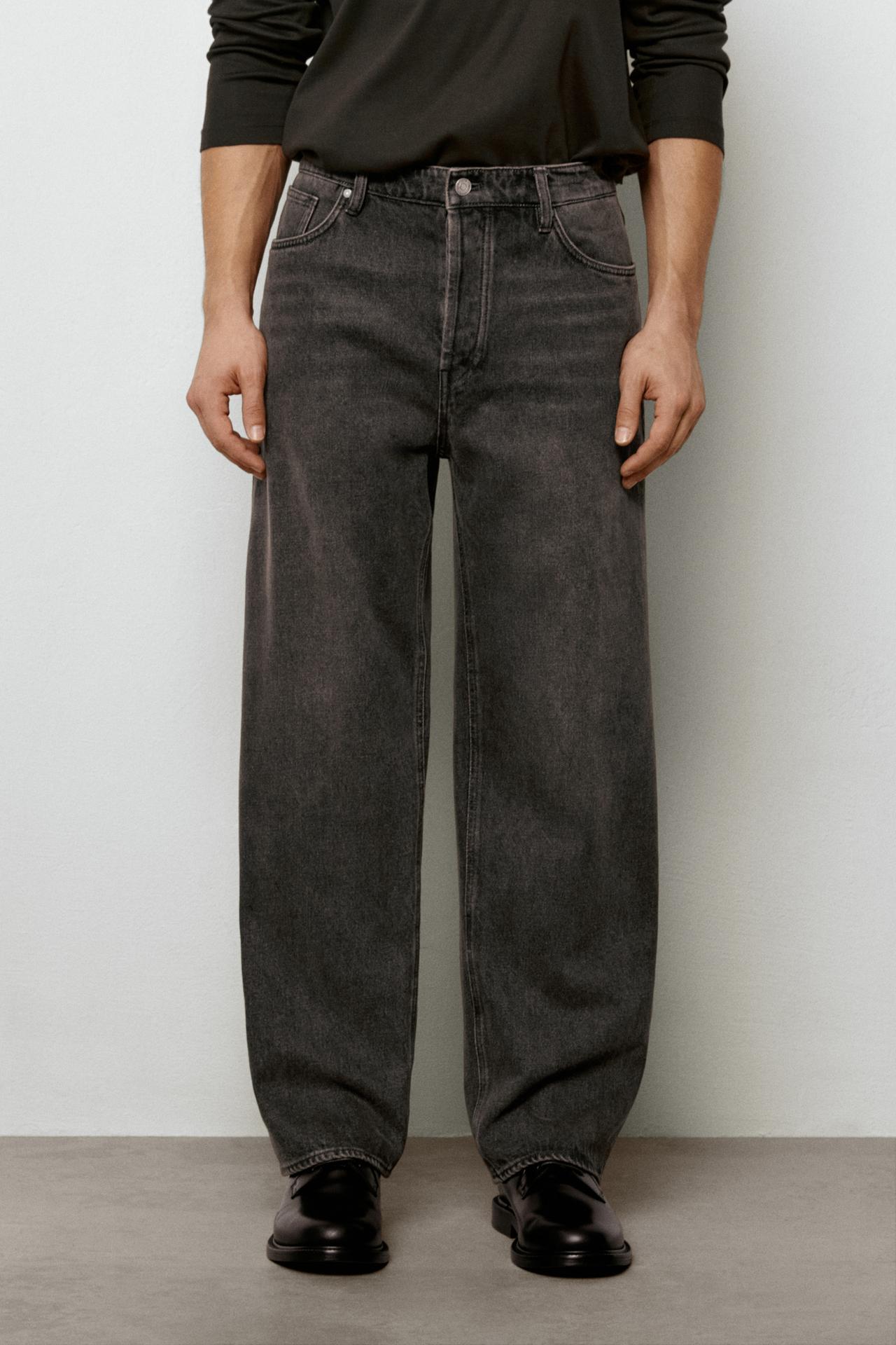 Wide-leg jeans — DARK GREY