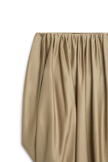 Strapless gathered dress - LIMITED EDITION — CHAMPAGNE 6
