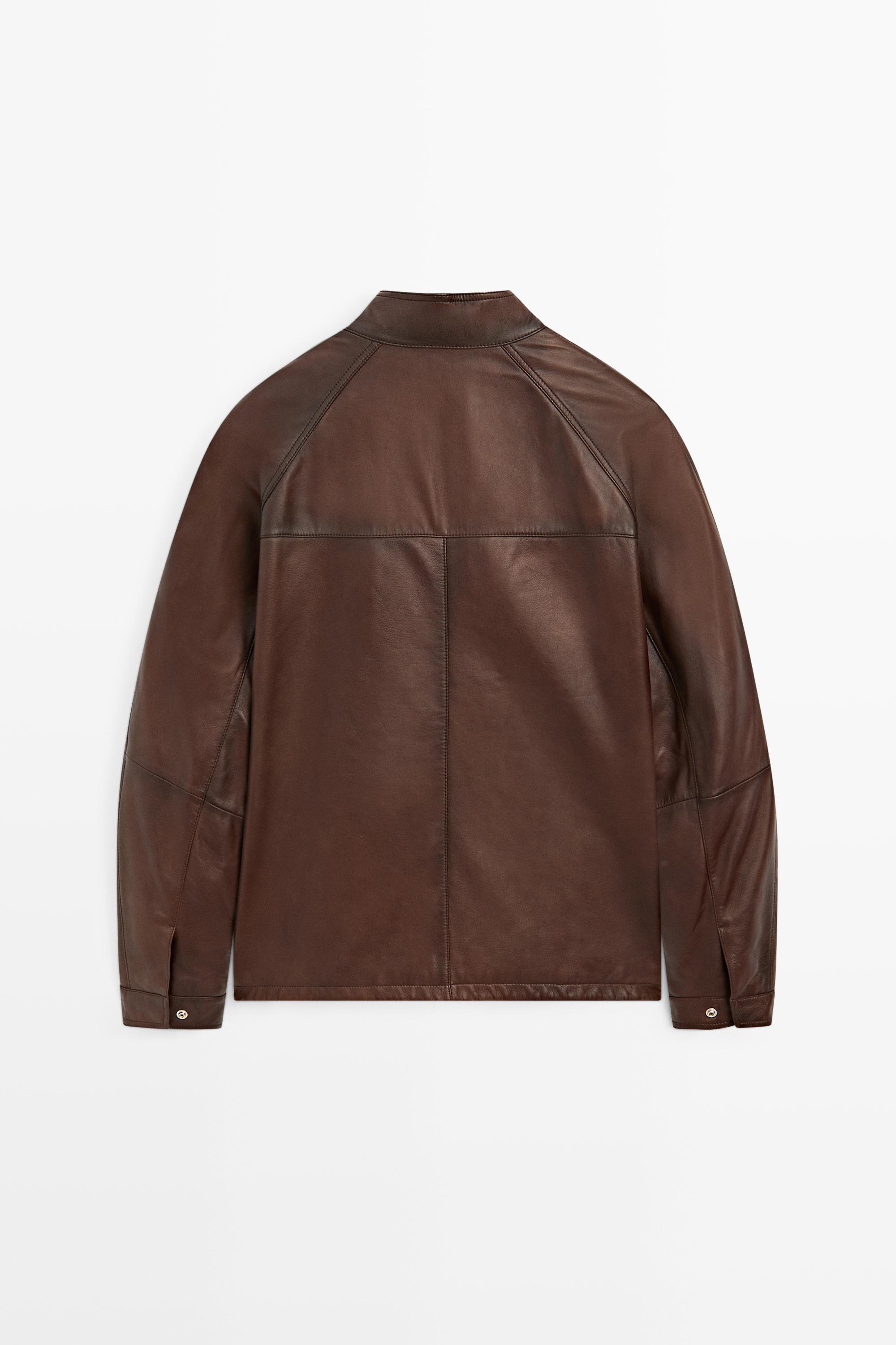 Men's Leather Jackets - Massimo Dutti - US