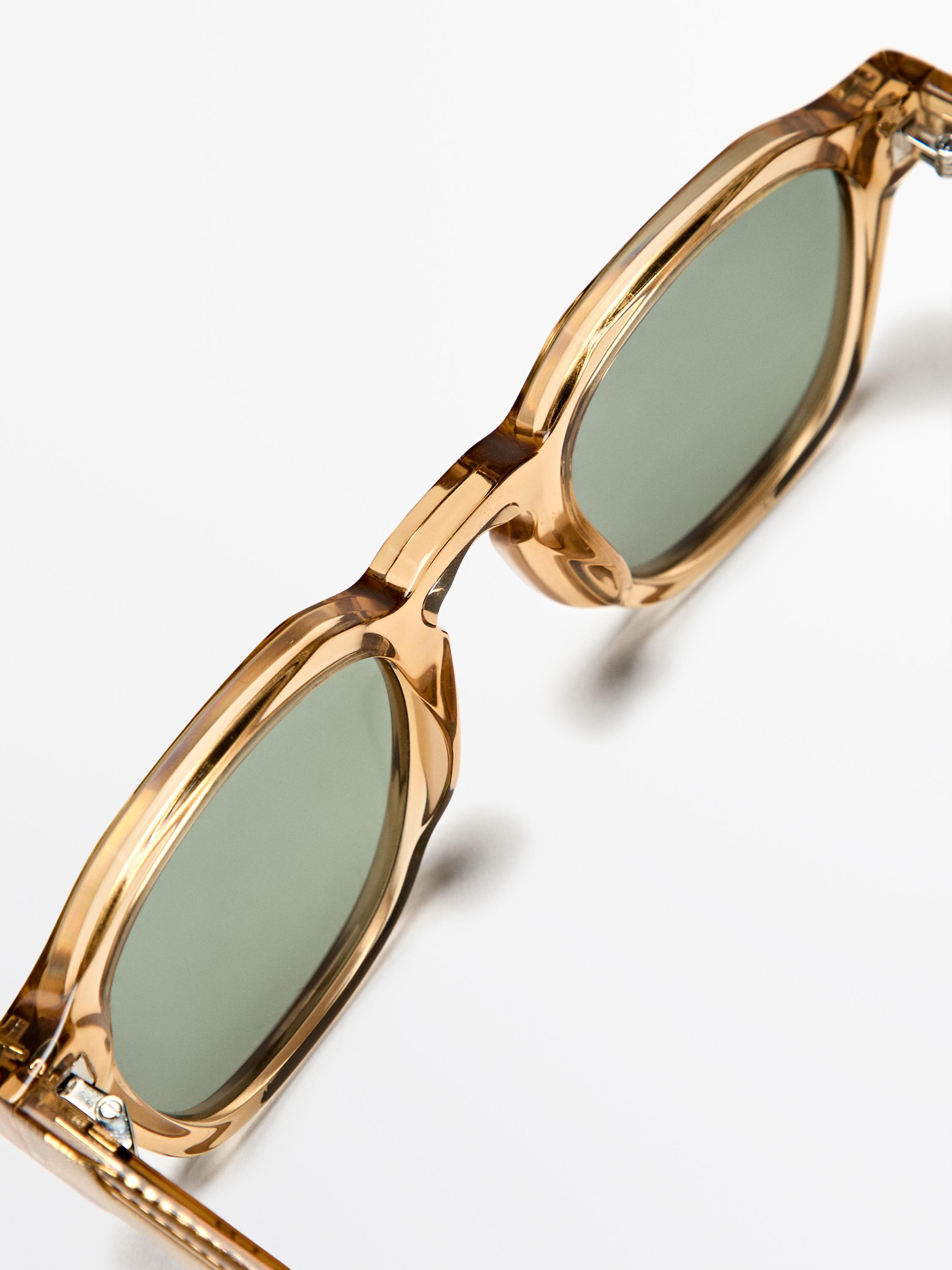 Geometric sunglasses — Mustard