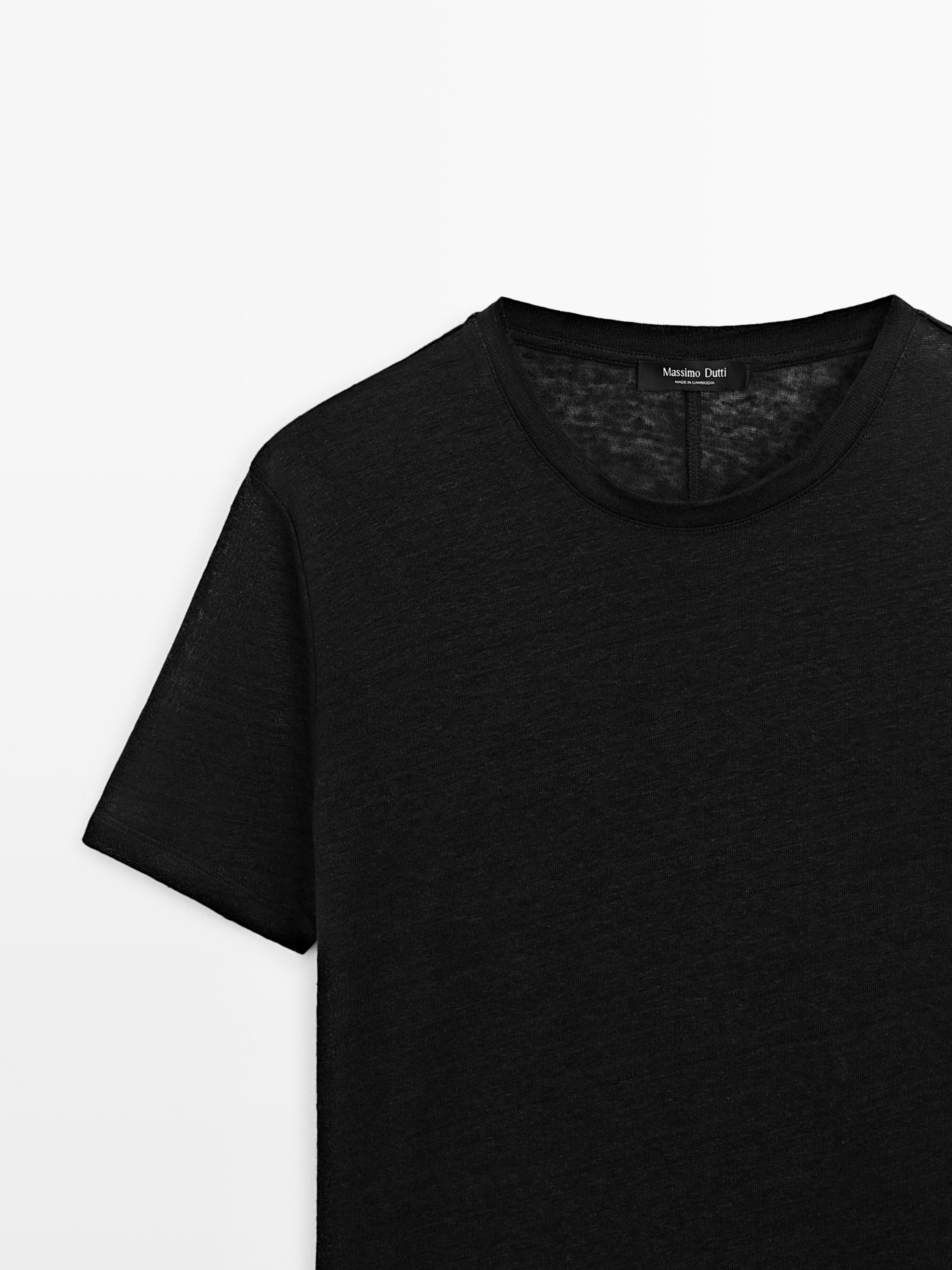 Linen short sleeve T-shirt