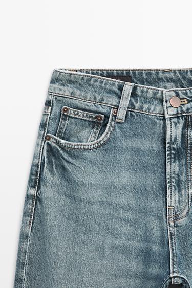 High-waist boot-cut jeans — MEDIUM BLUE 4