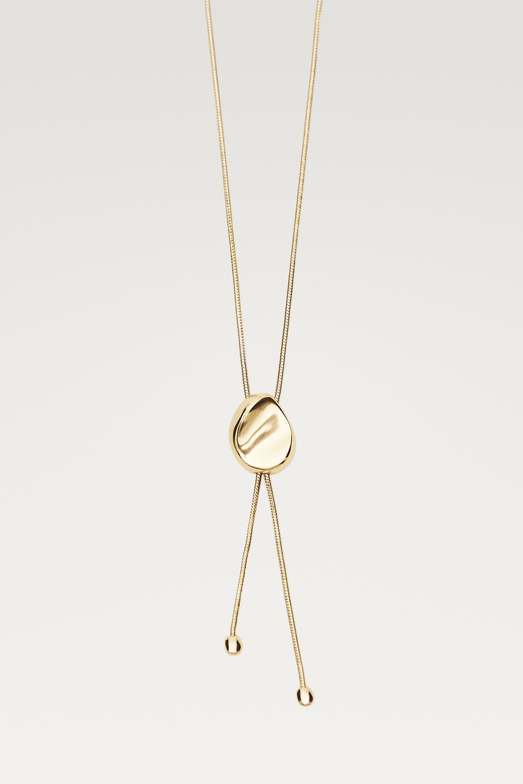 Lariat necklace — GOLDEN