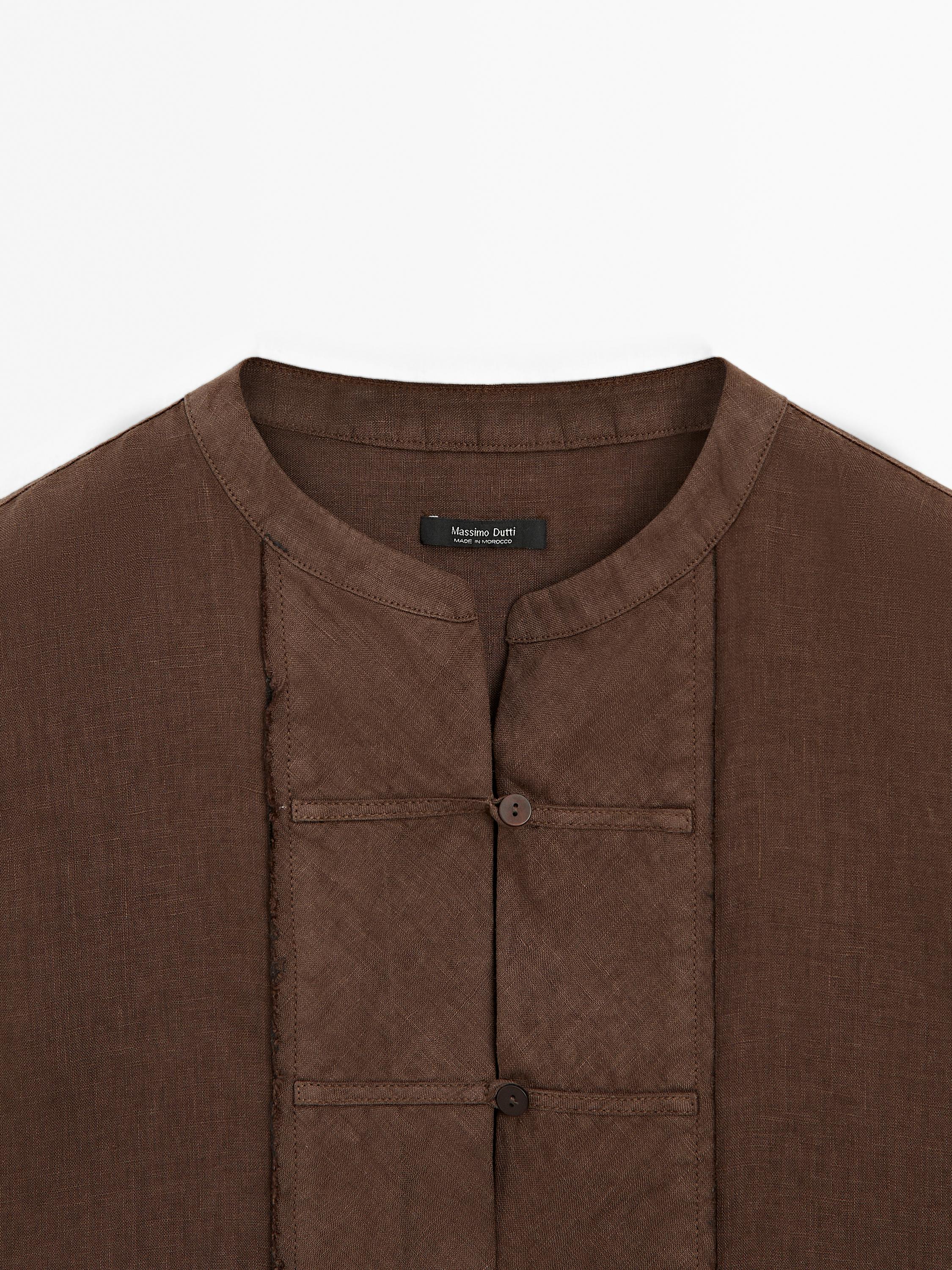 Waistcoat with buttoned chest detail