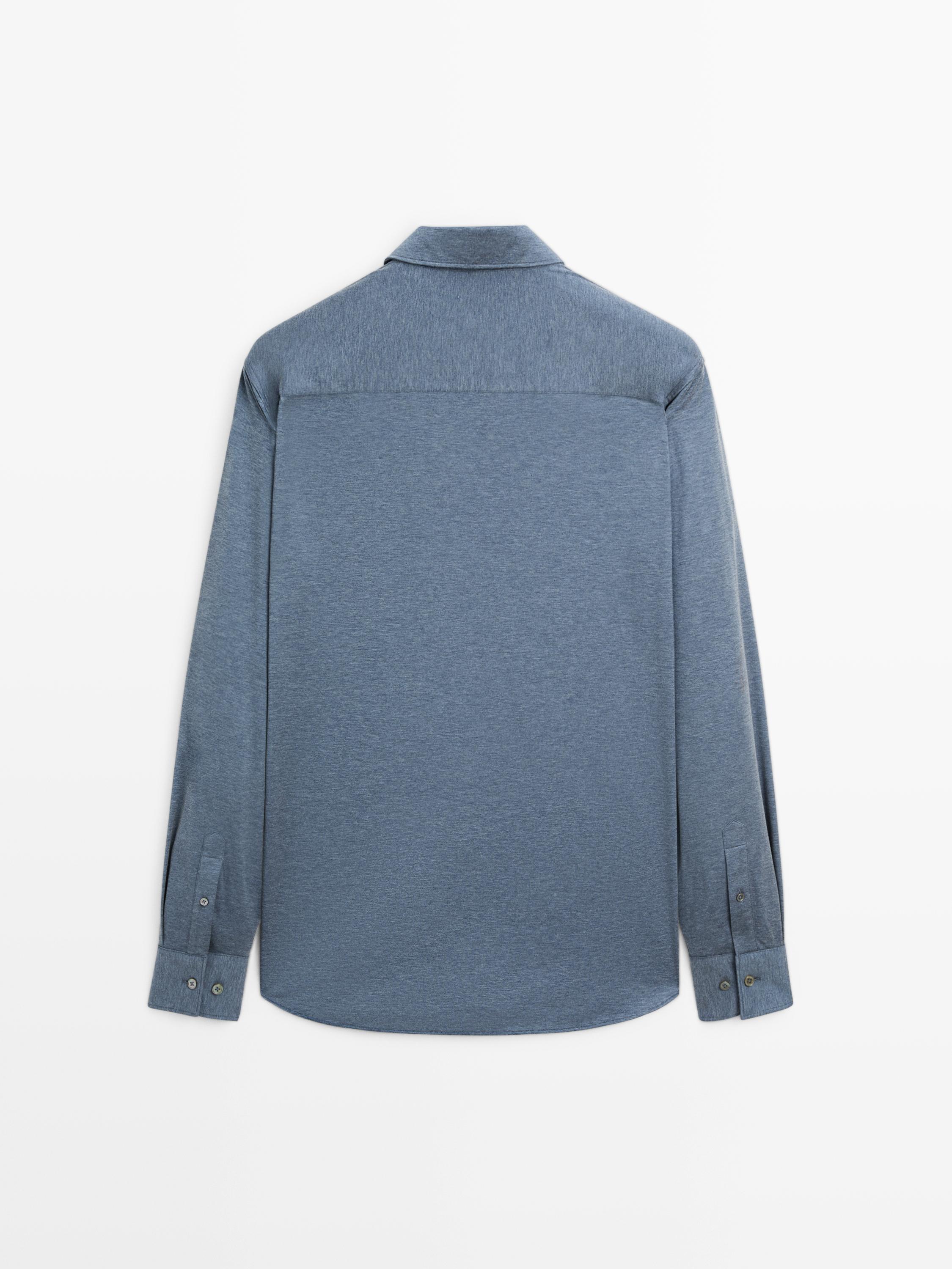 Slim-Fit-Hemd aus Stretchgewebe