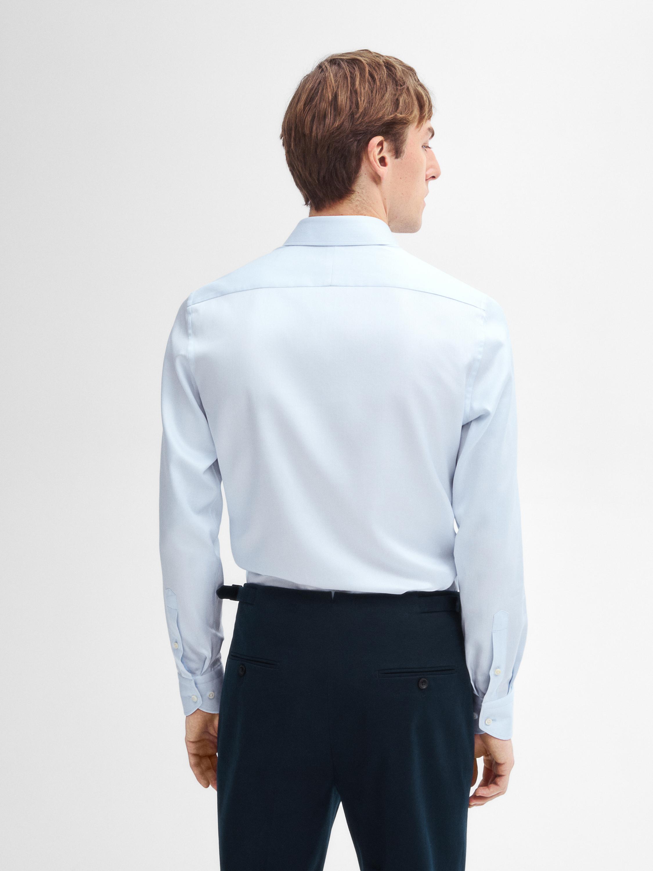 Camicia in twill slim fit 100% cotone