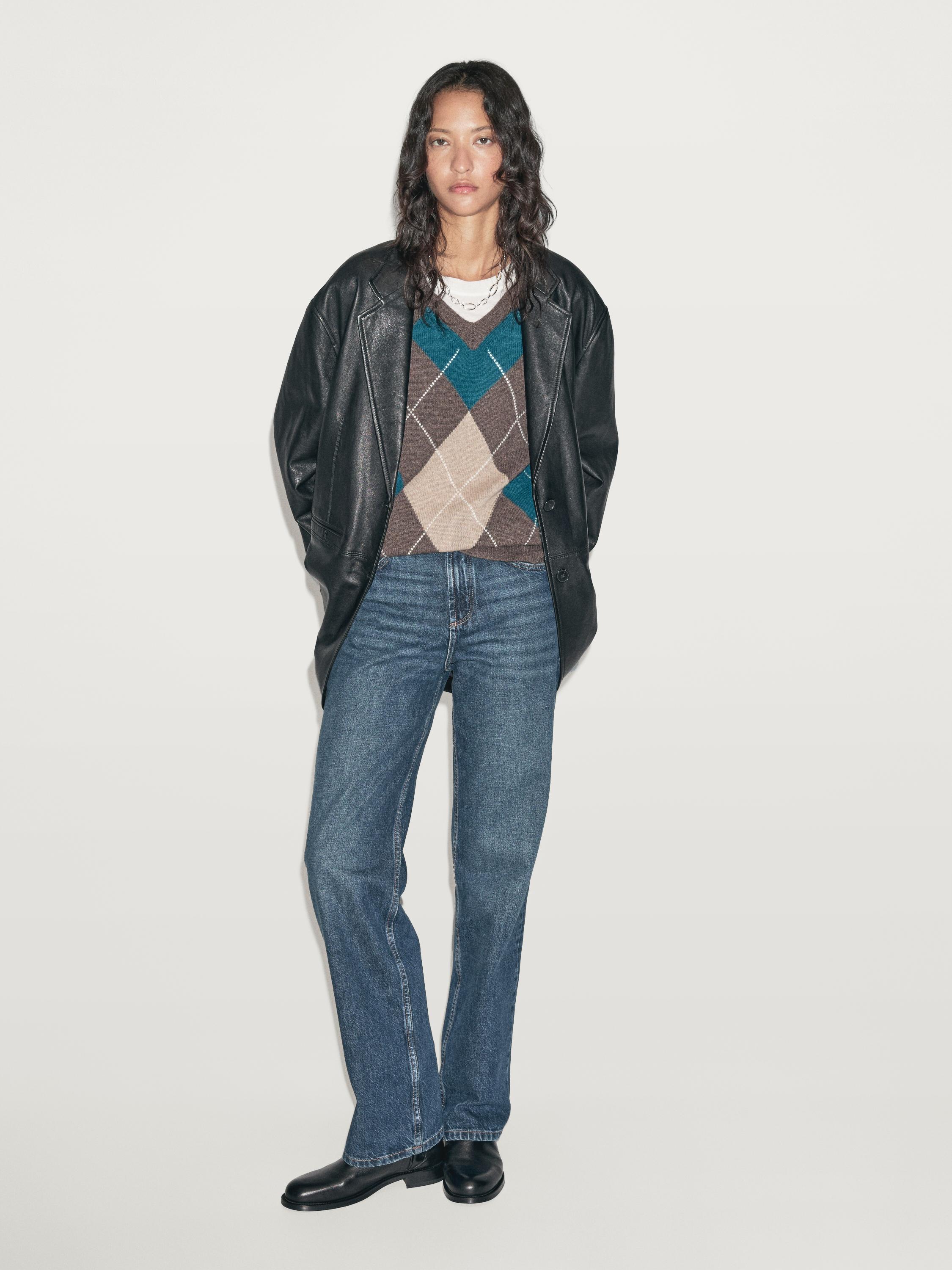 Soft nappa leather blazer