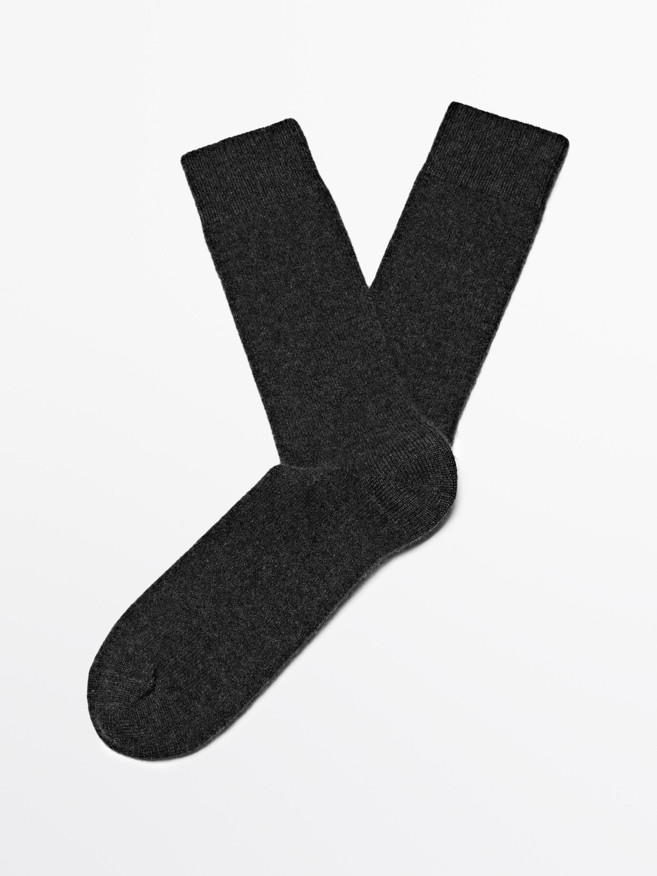 Cashmere blend knit socks