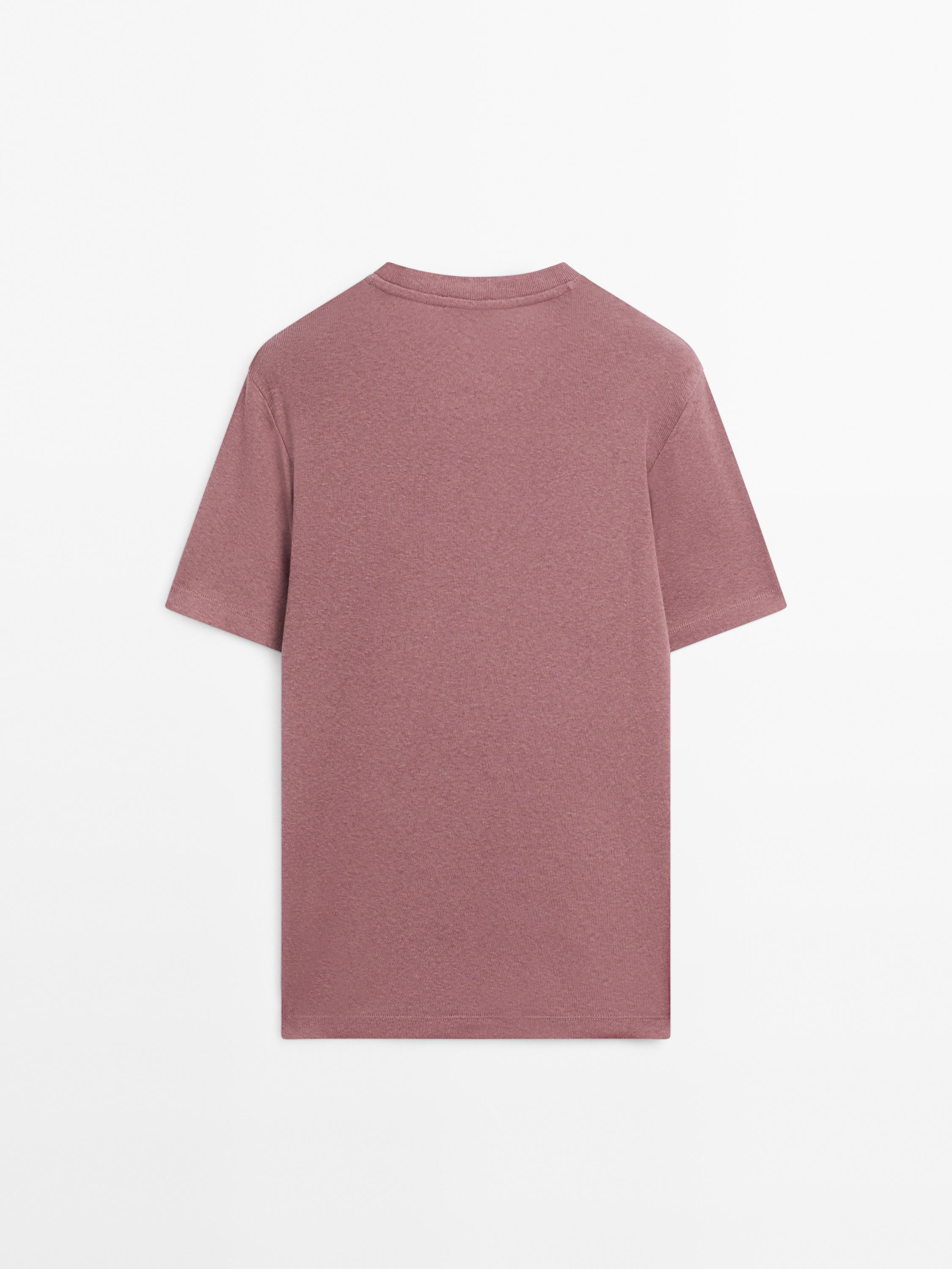 T-shirt à manches courtes en coton mélangé