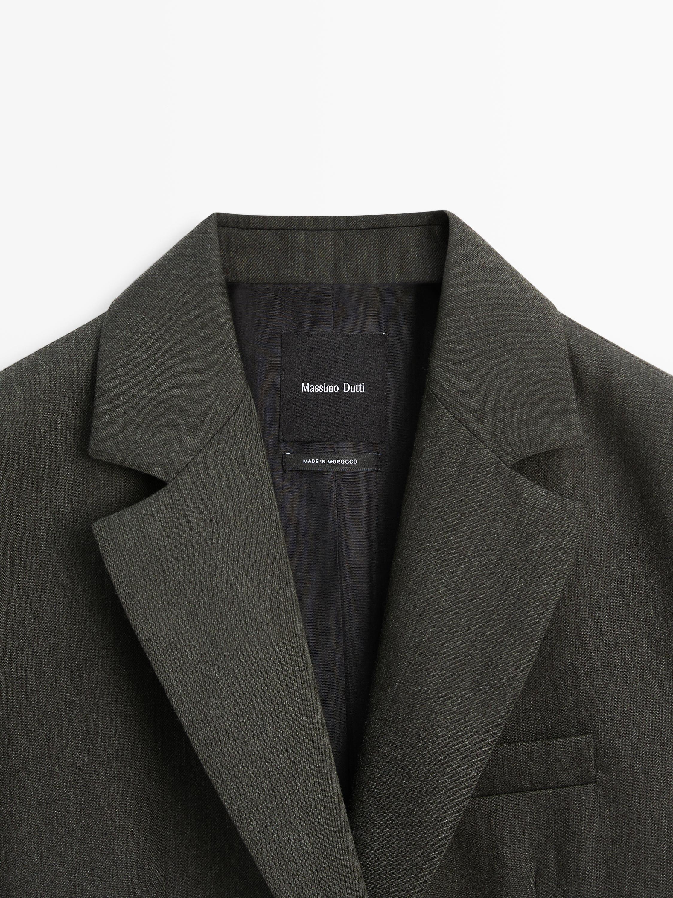 Blazer com dois botões 100% fazenda
