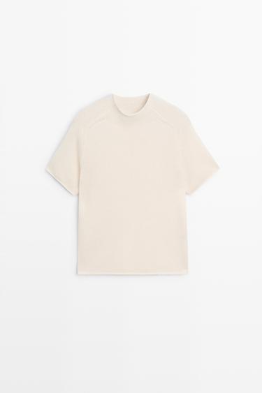 100% Cashmere Mock Turtleneck Sweater — CREAM 2