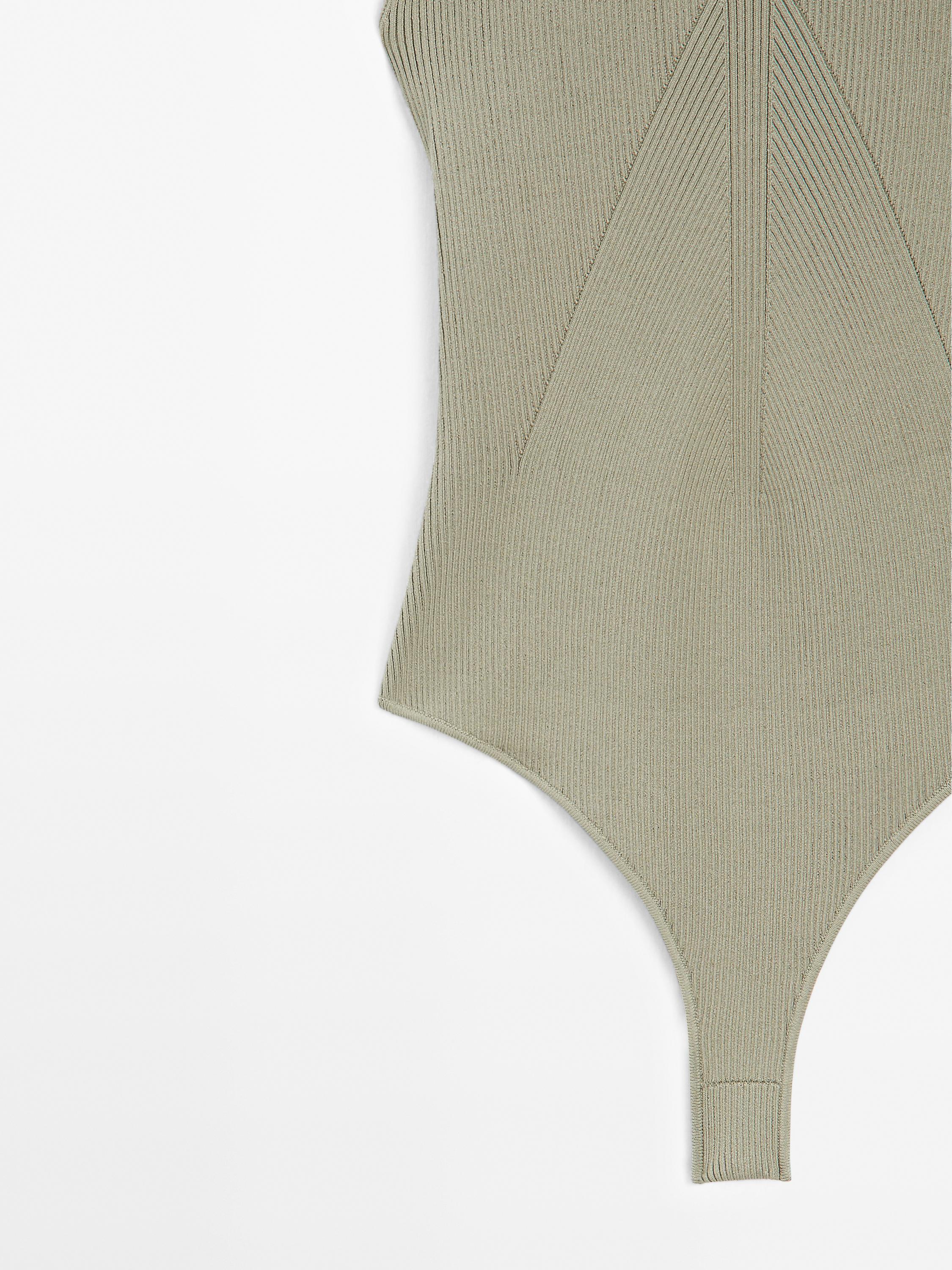 Strickbody mit Halskragen - Studio