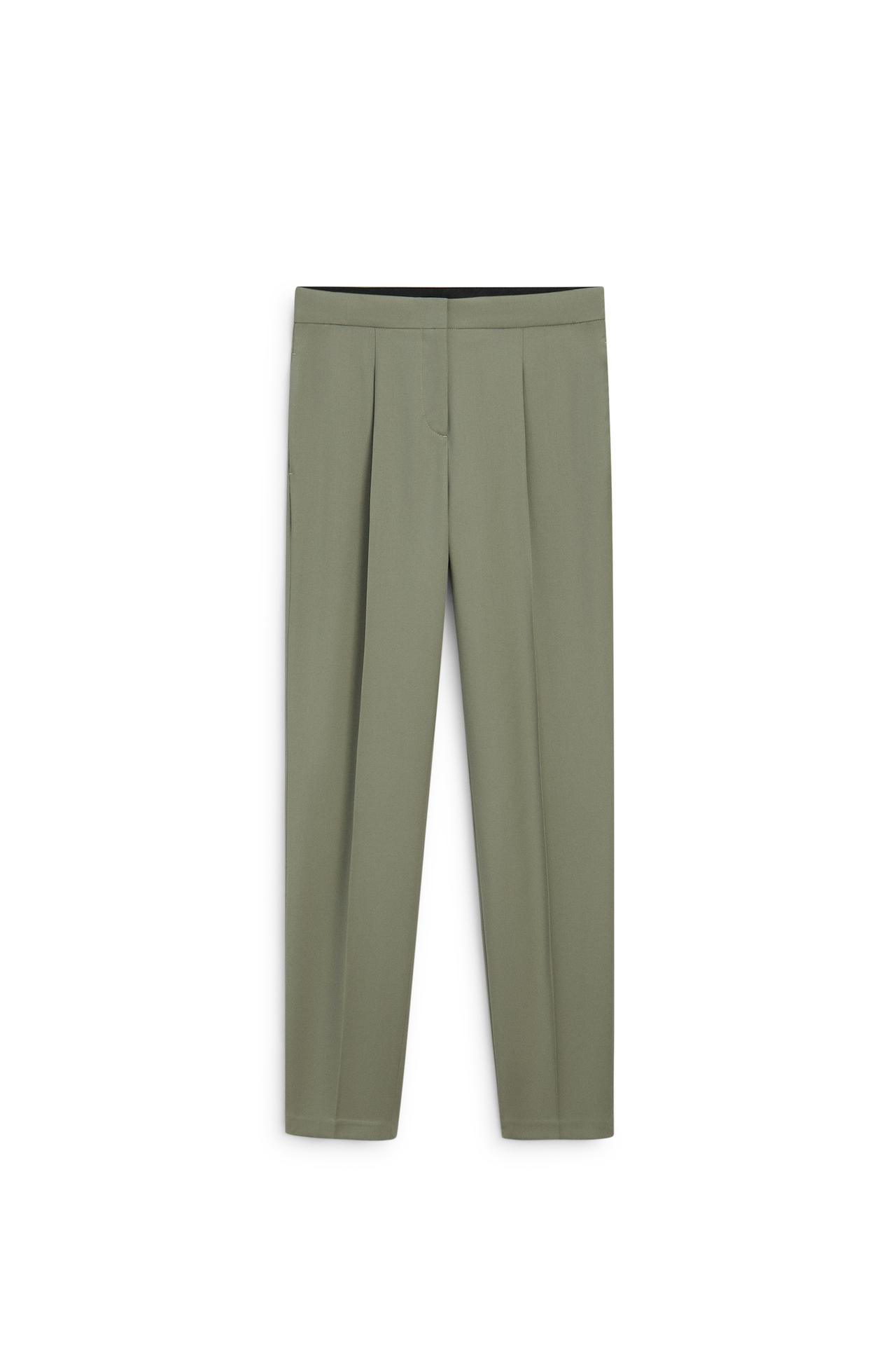 Slim fit suit pants - LIMITED EDITION — Green-grey