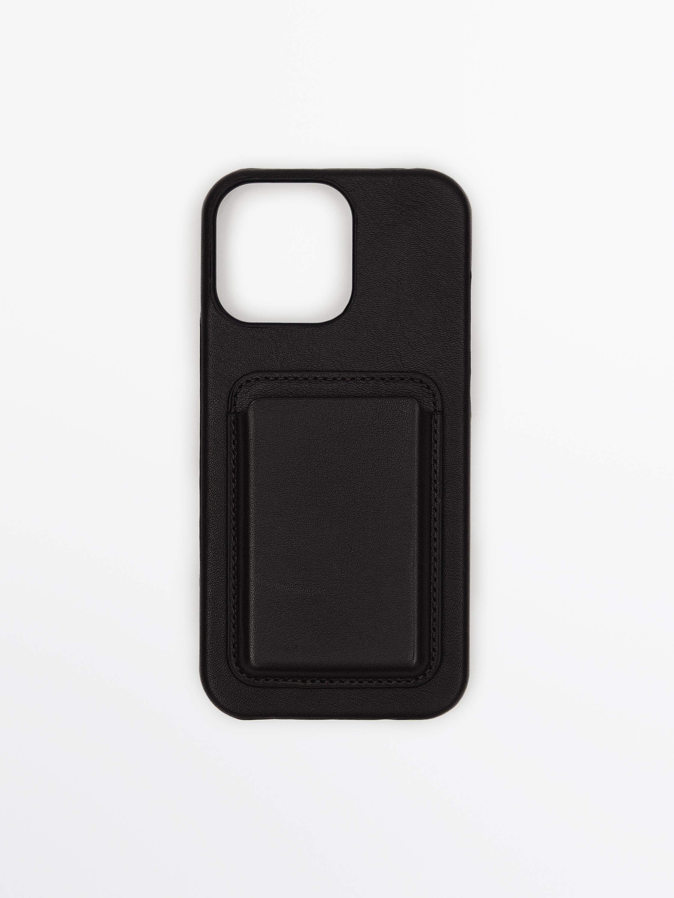Nappa leather iPhone Pro Max case
