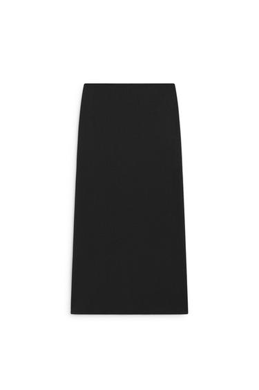 Stretch midi skirt - LIMITED EDITION — CHARCOAL 5