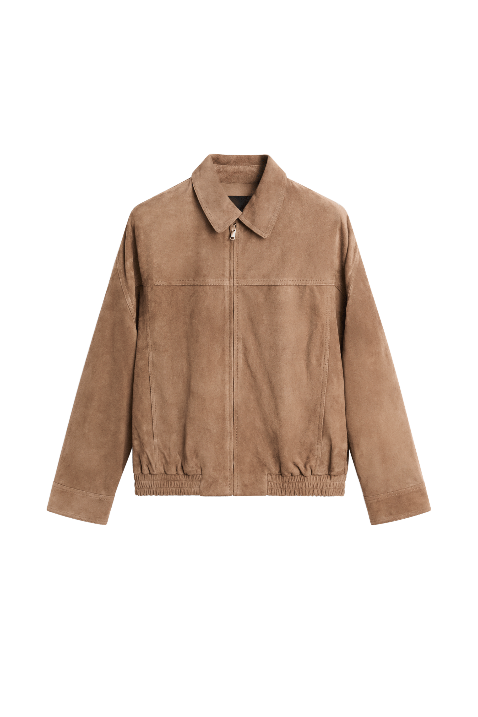 Massimo Dutti Süet deri bomber ceket görsel 8