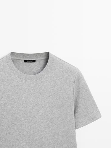 Short sleeve interlock T-shirt — Medium Grey 4