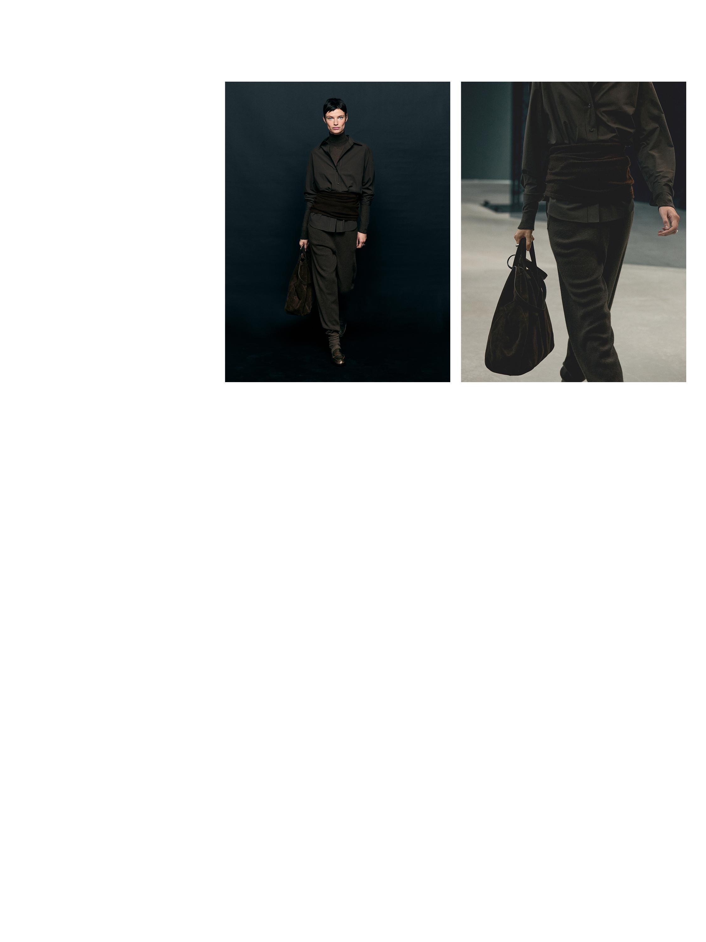 Pantalon balloon 100 % cachemire