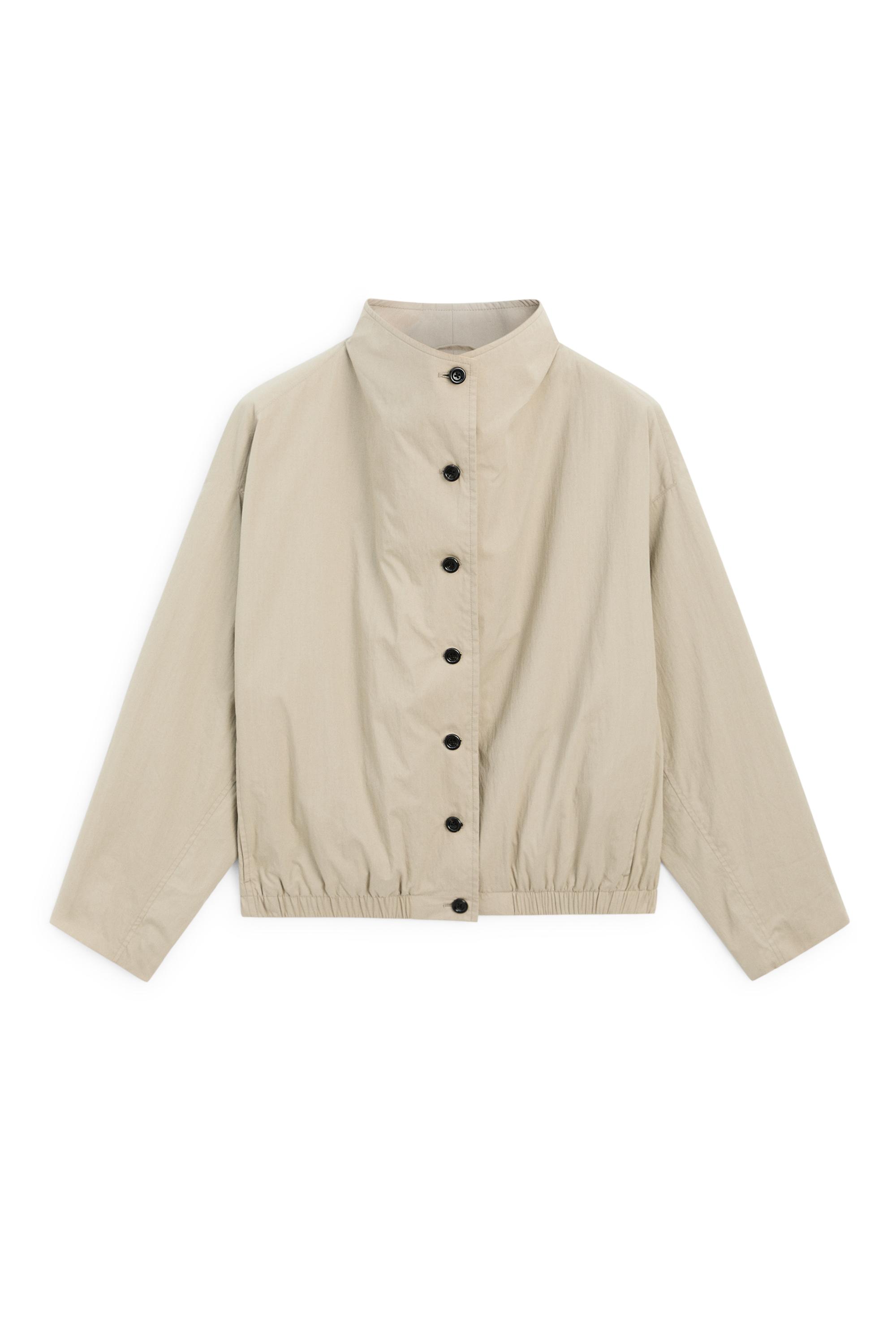 Dik yaka bomber ceket