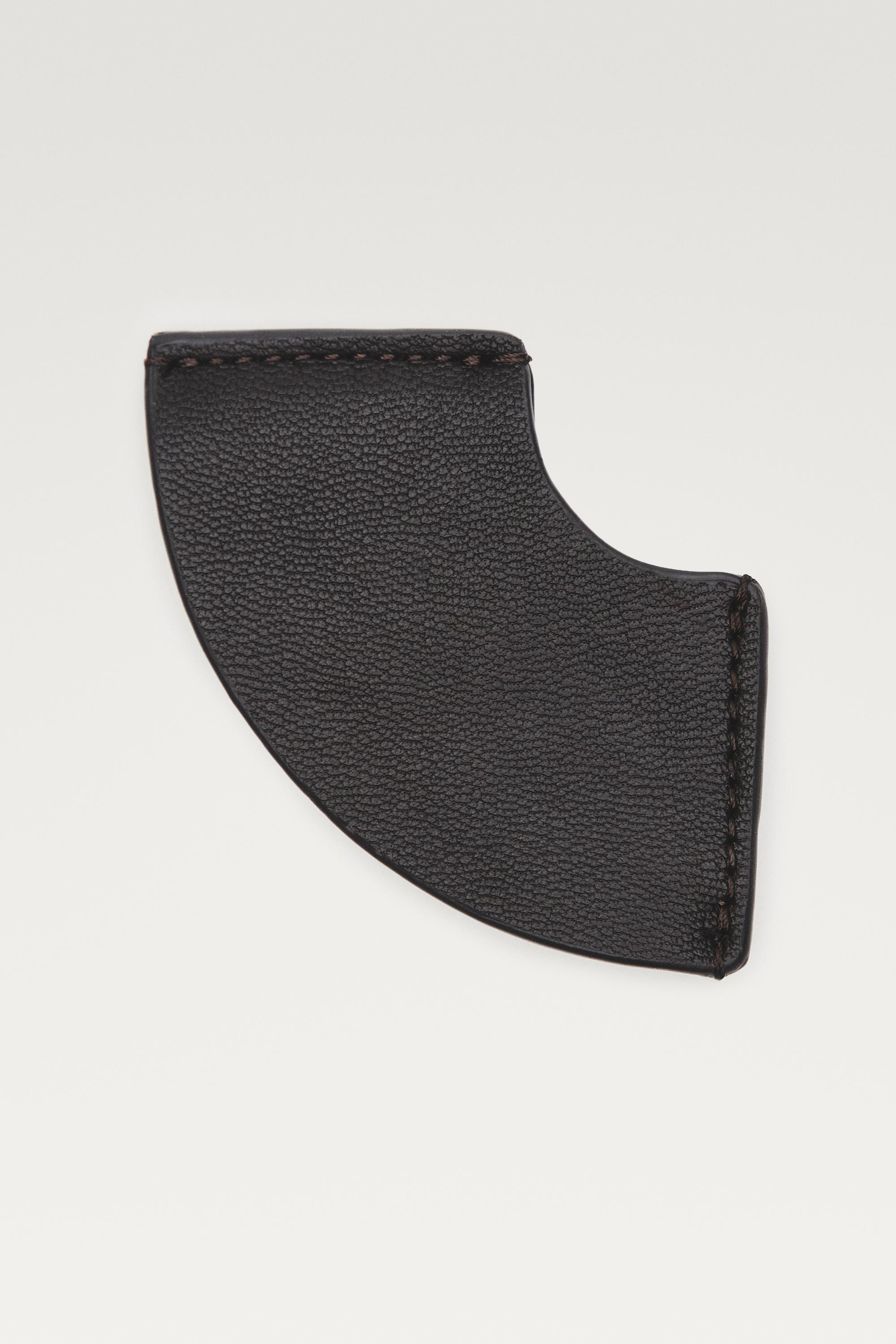 Nappa leather bookmark