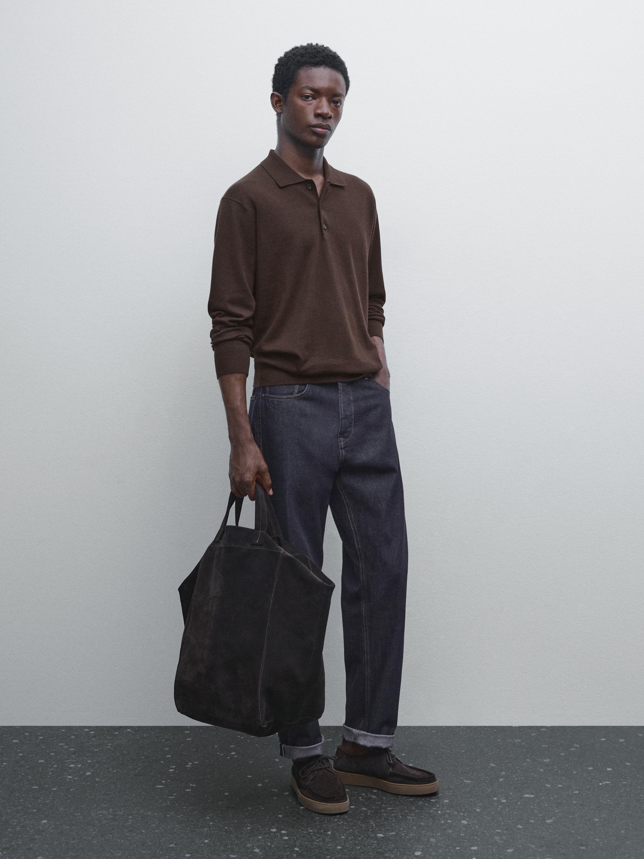 Jersey polo punto mezcla algodón