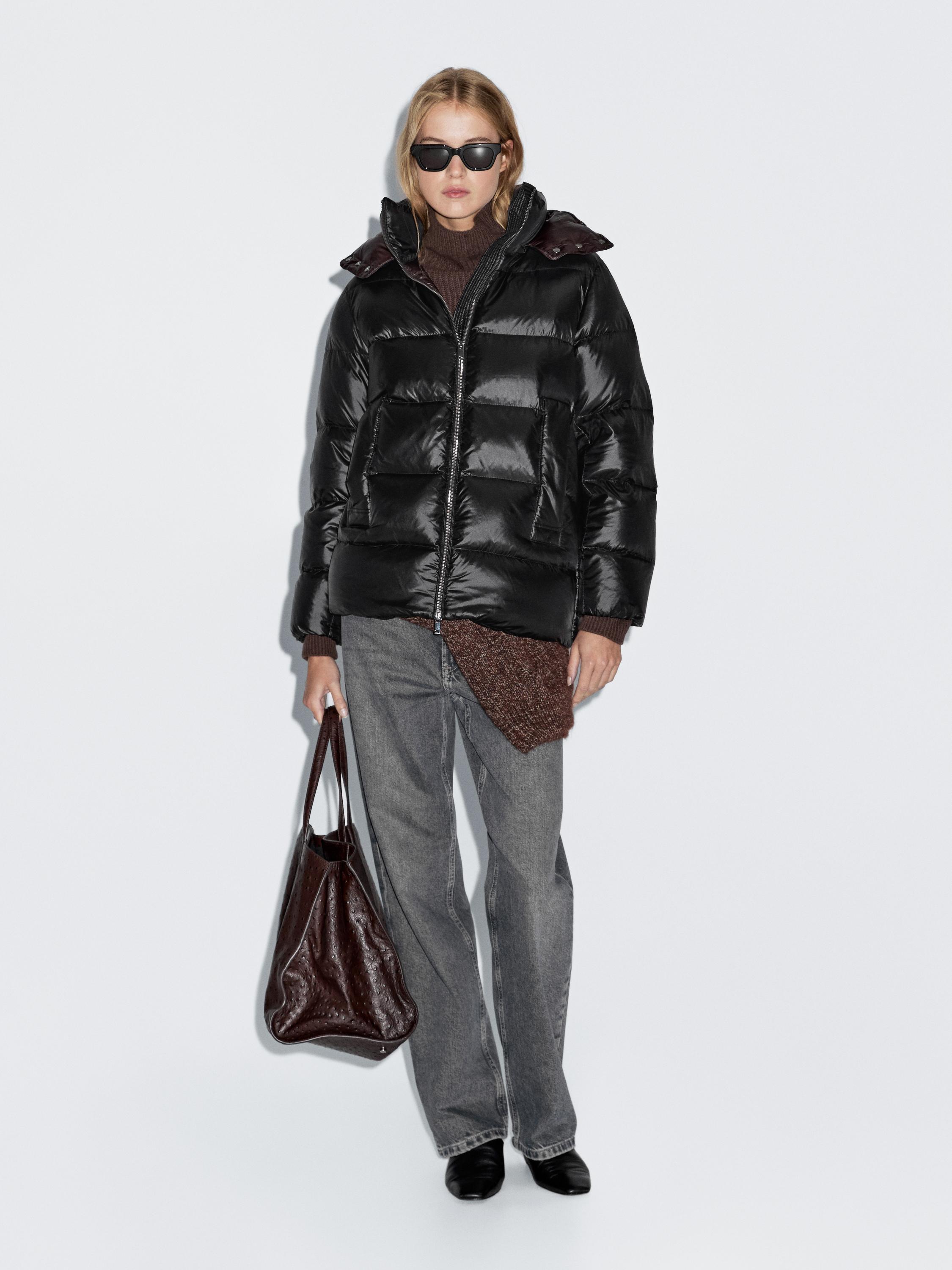 Water-repellent puffer jacket