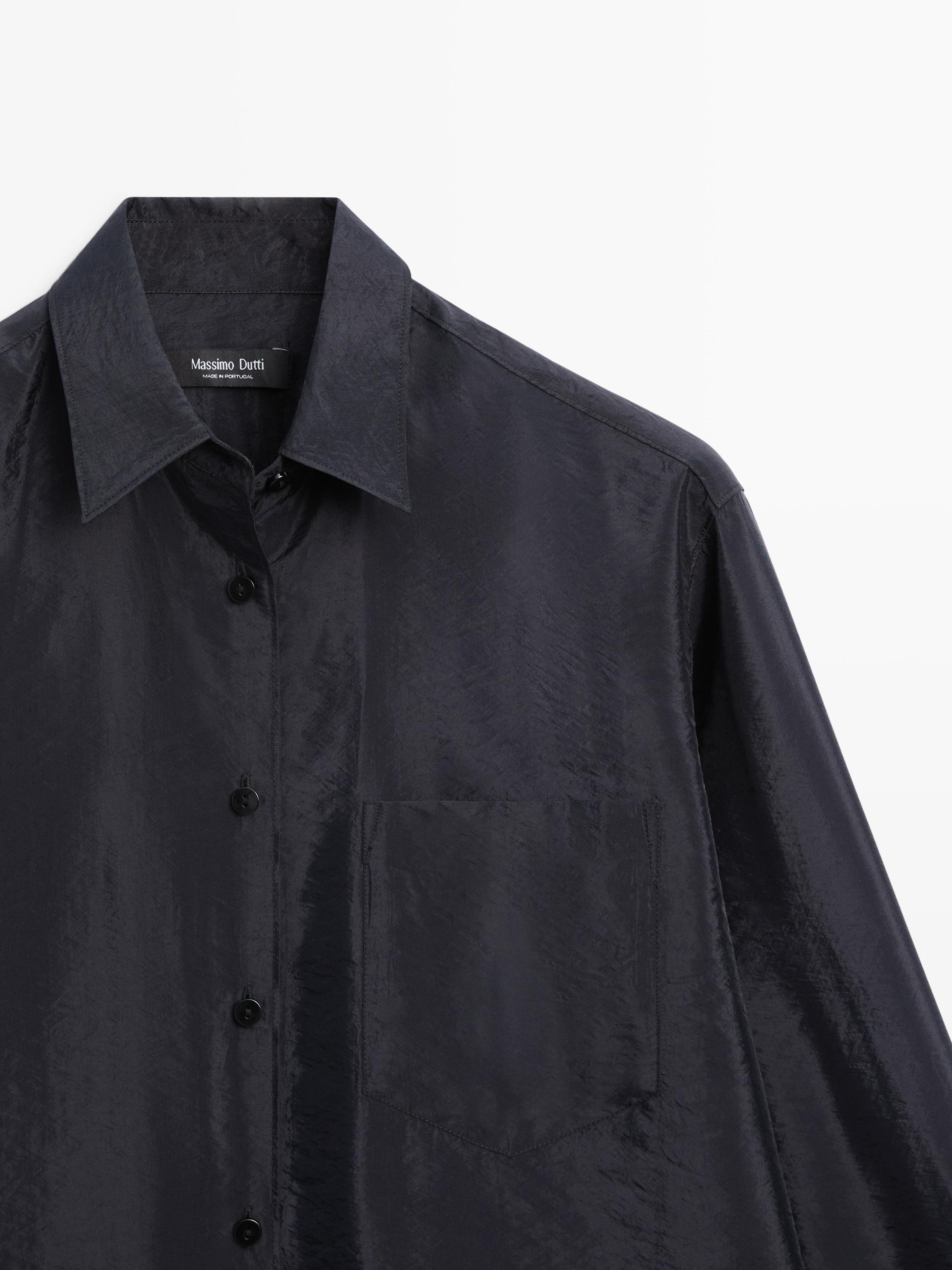Flowing technical shirt — DARK NAVY