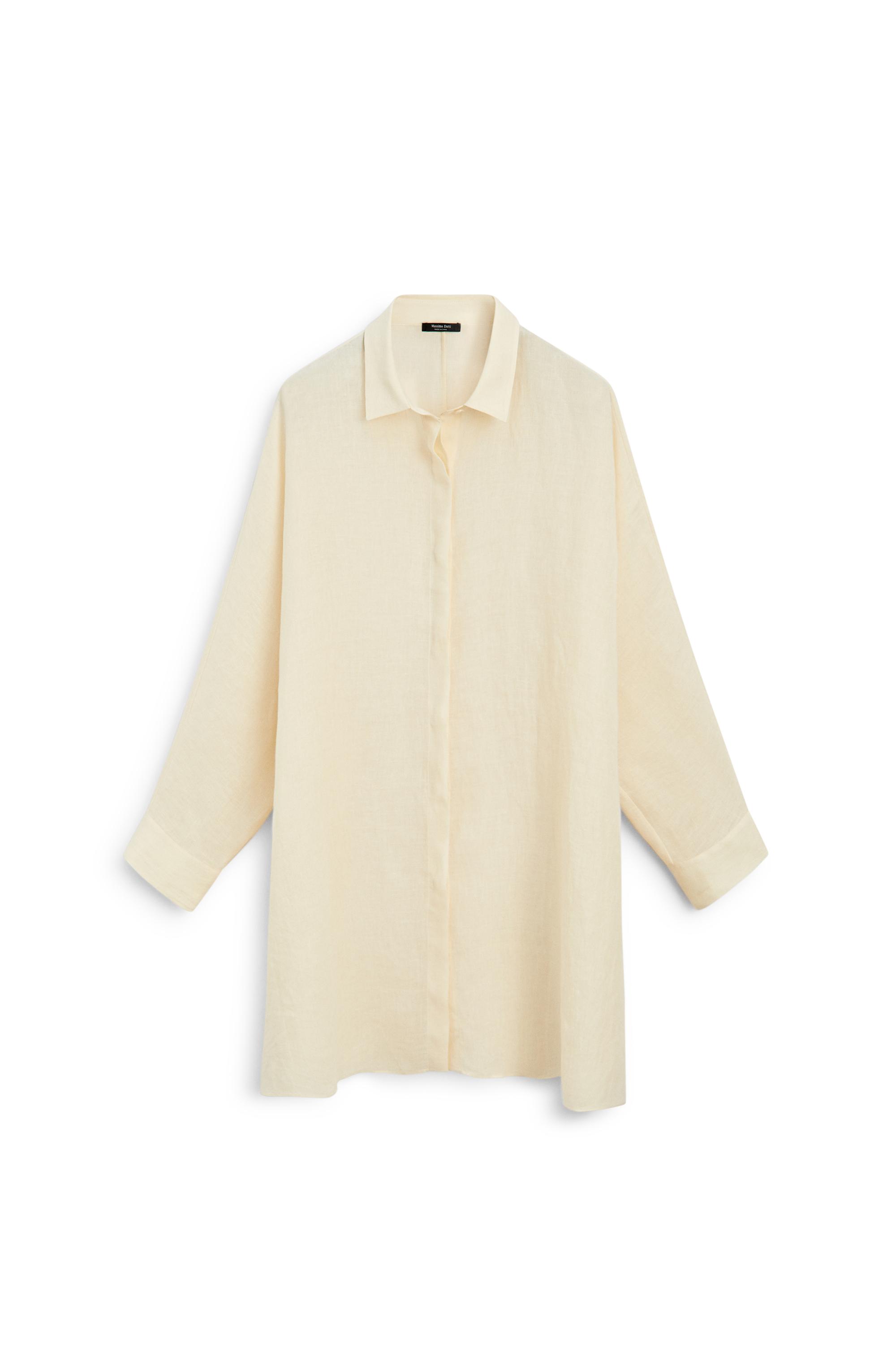 massimo dutti yellow linen dress 100% Linen Strappy Midi Dress - Yellow - S - Massimo Dutti