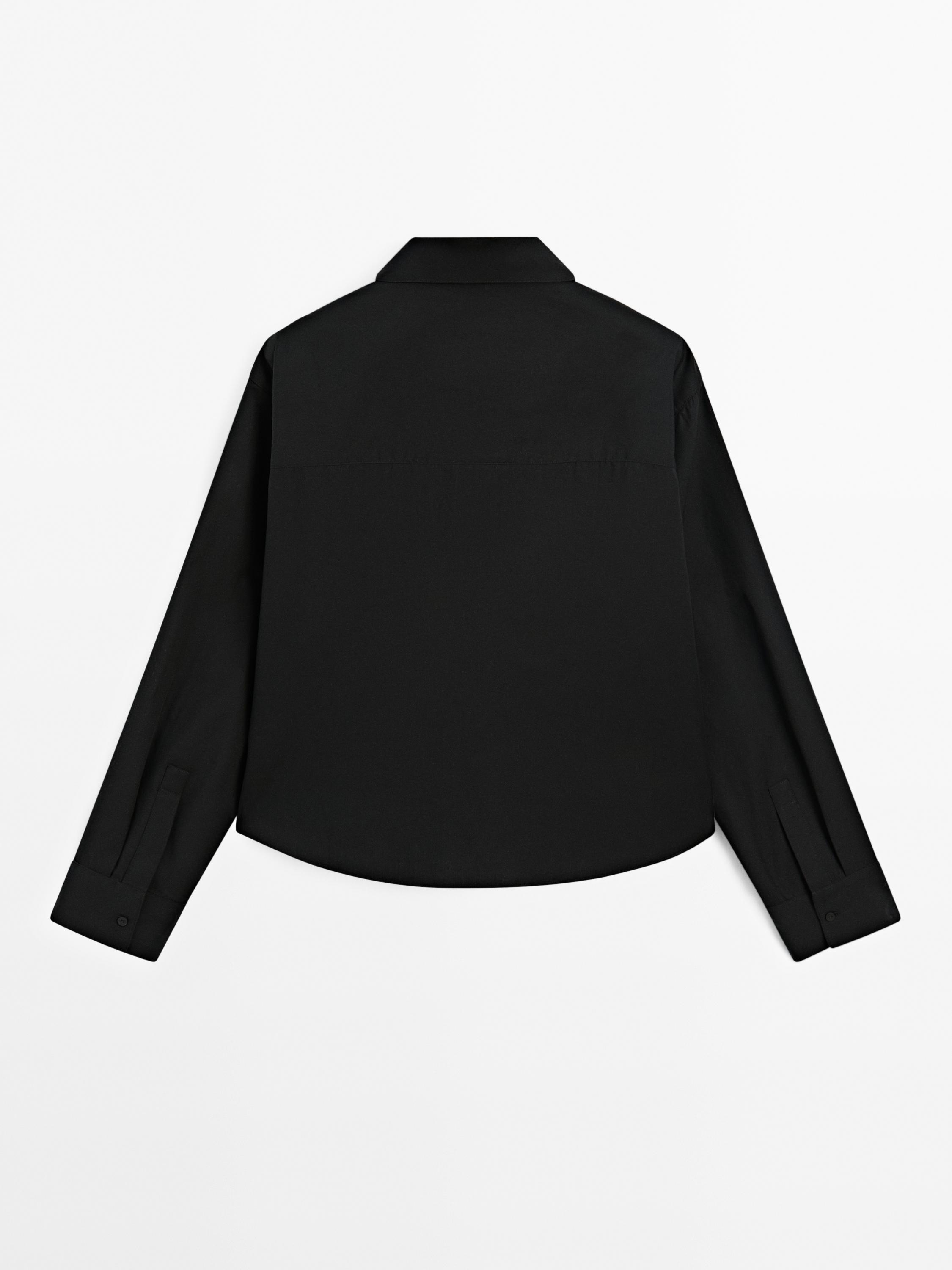 Camisa detalle bordado pechera