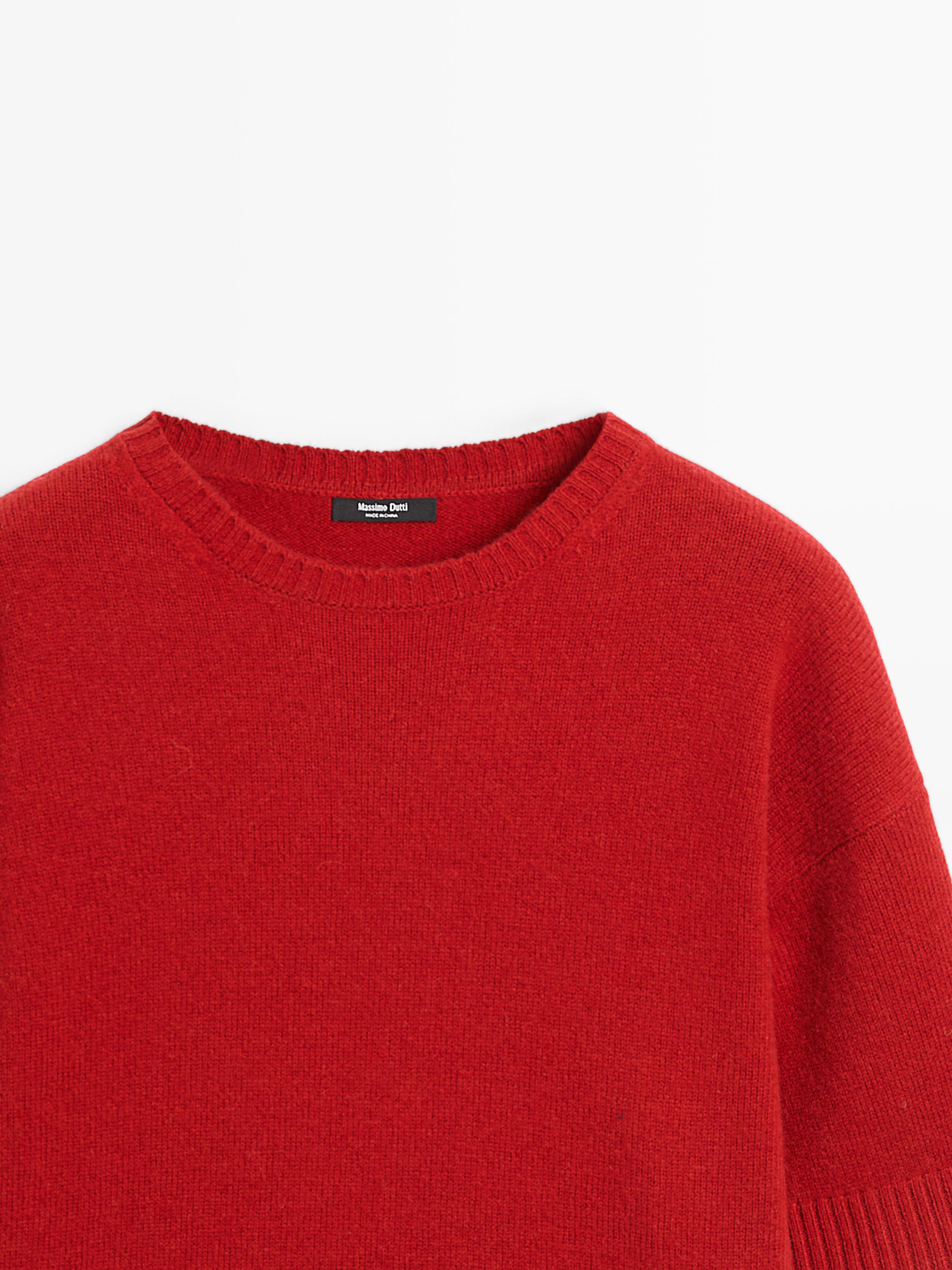 Jersey cuello redondo mezcla lana