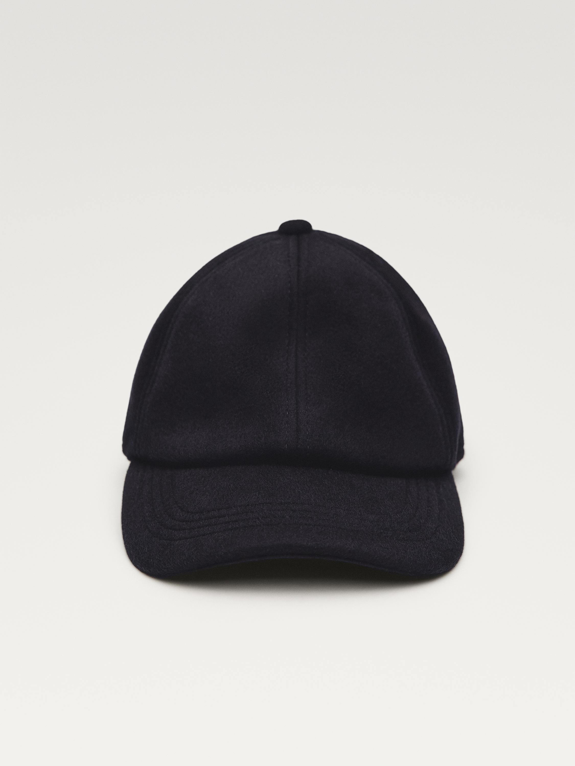 Wool blend cap