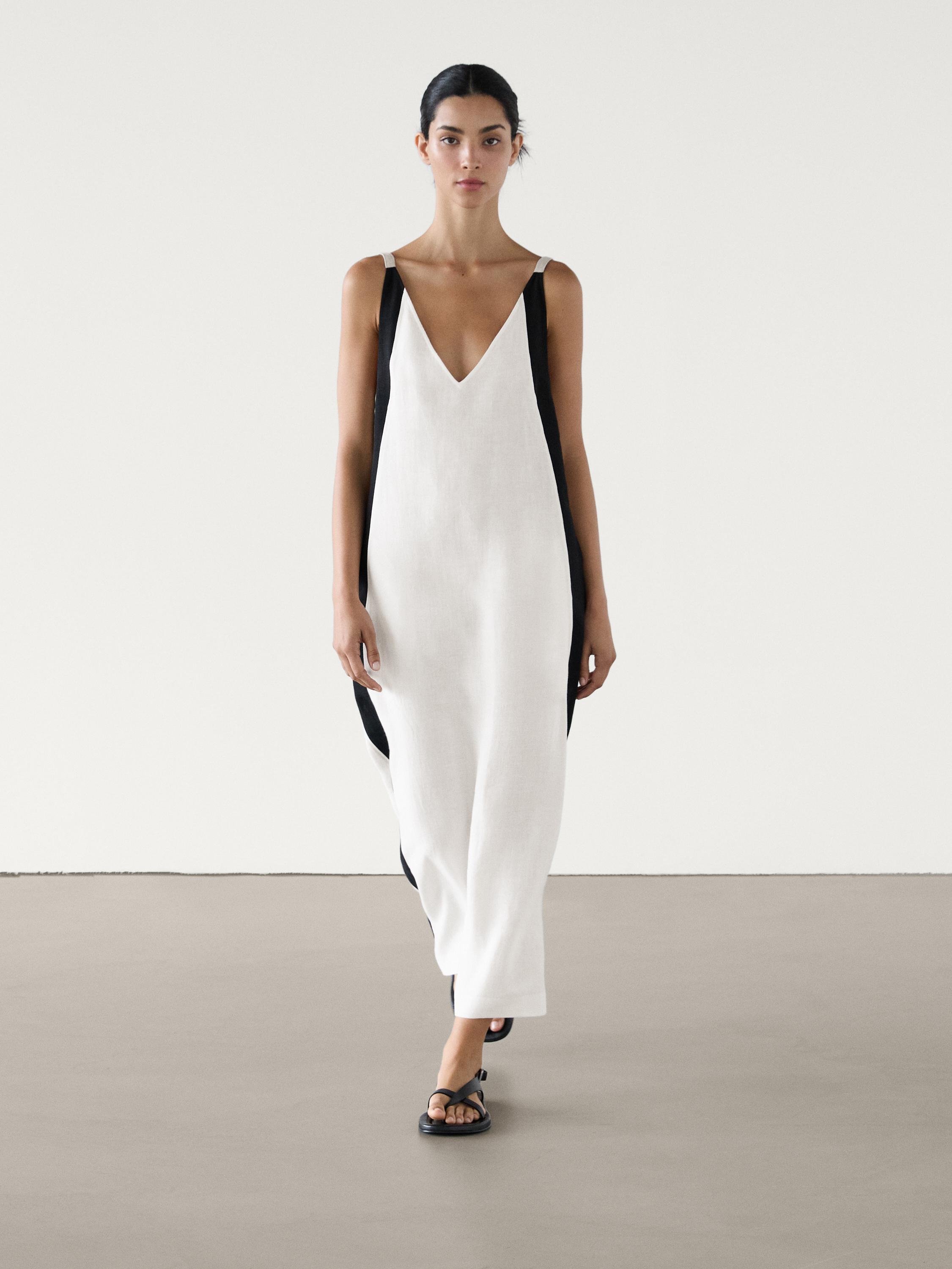 Linen dresses Massimo Dutti