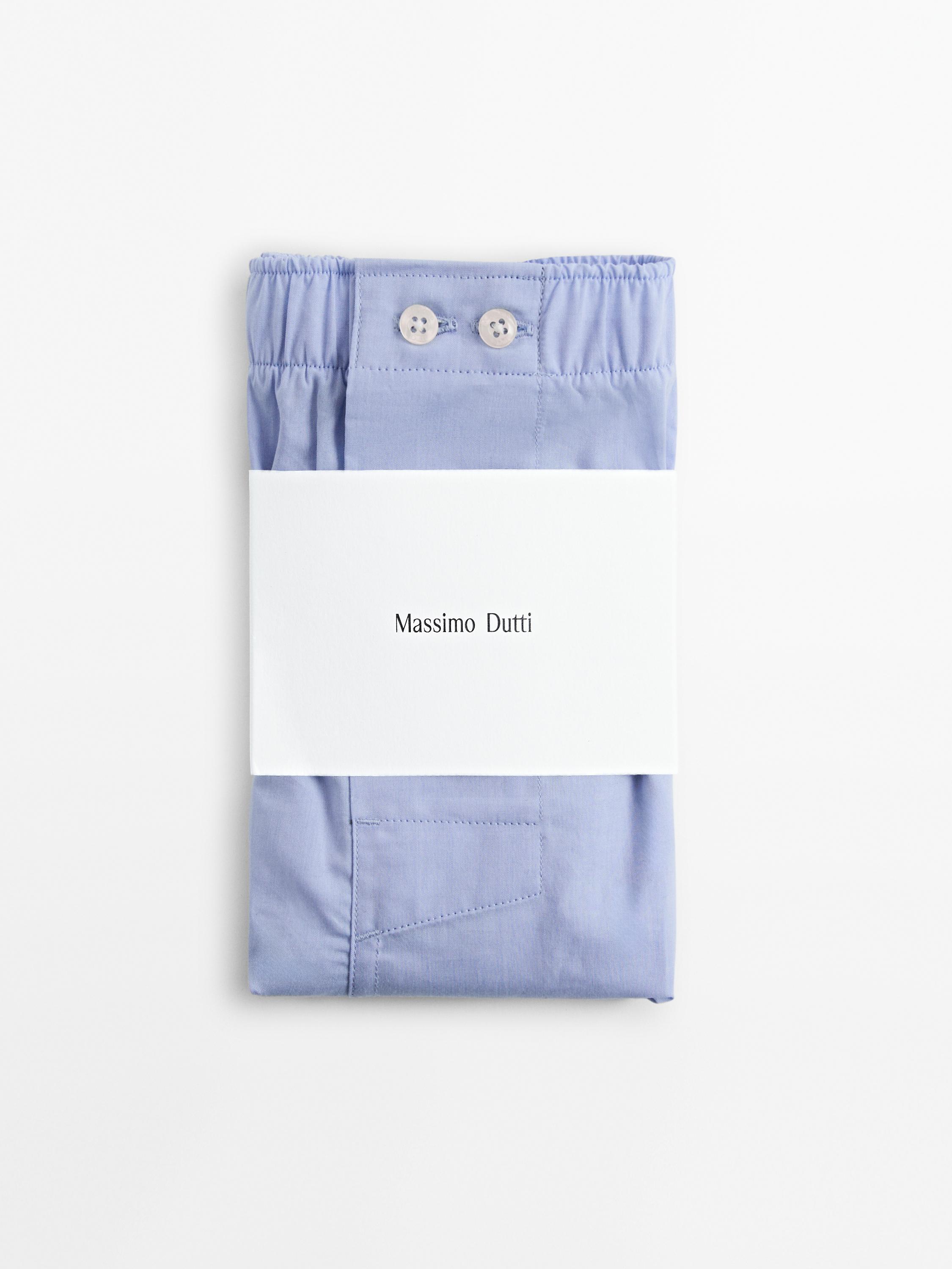 Plain poplin boxers
