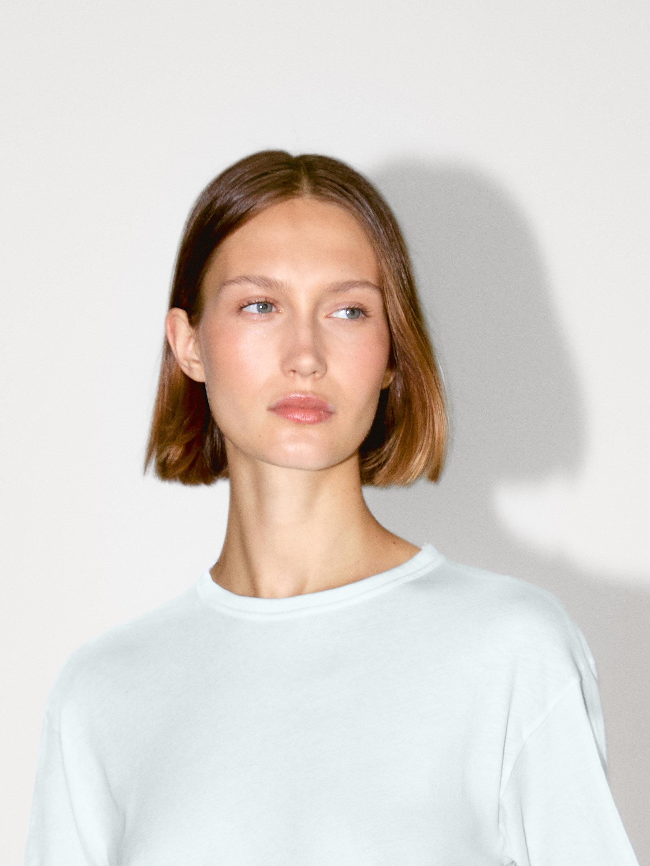 100 % medvilnės marškinėliai trumpomis rankovėmis