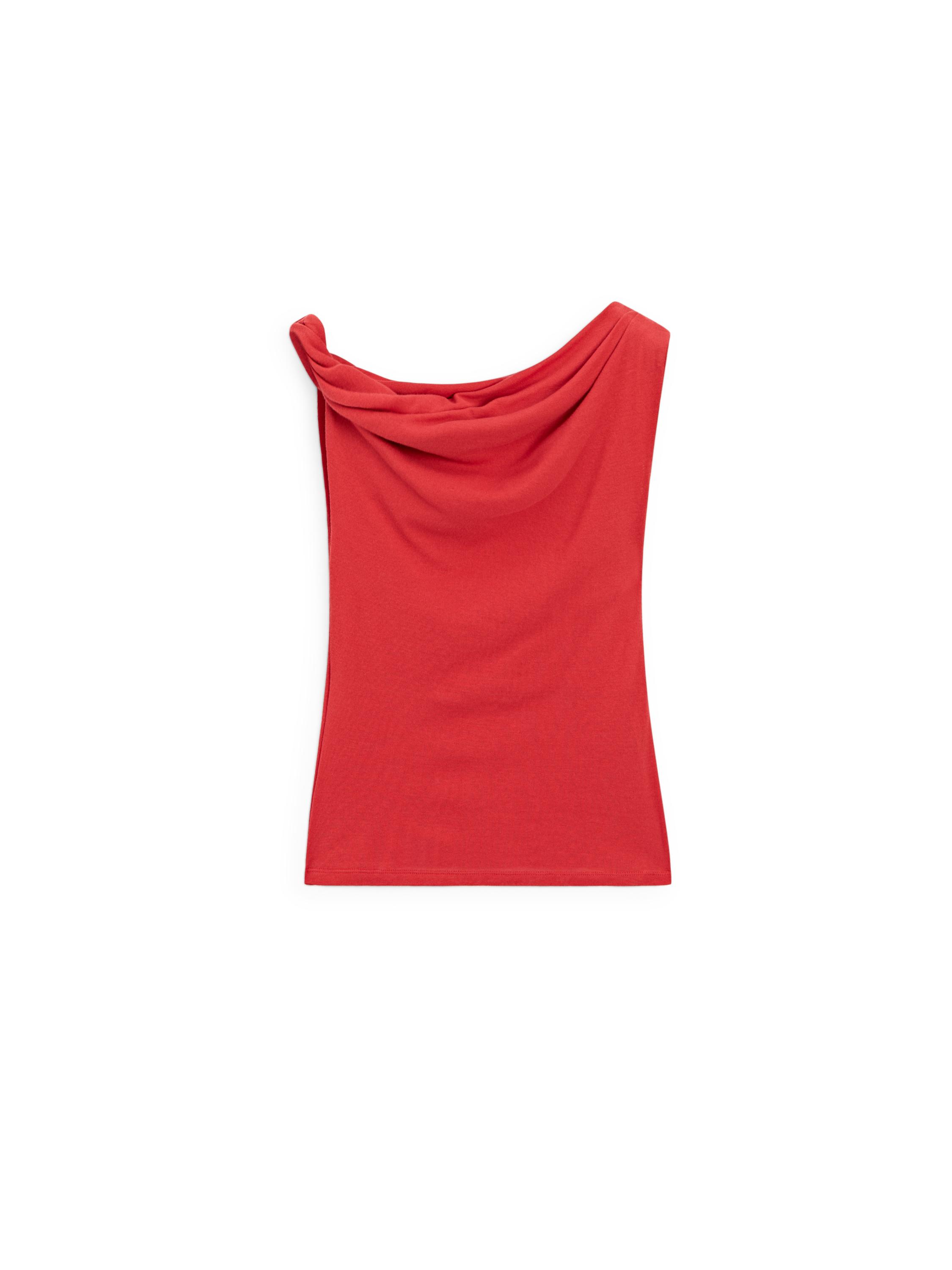 ★ Massimo Dutti★ Drape Detail Cotton Top Knot 06891109600 06891109600-t.jpg?ts=1746791679443