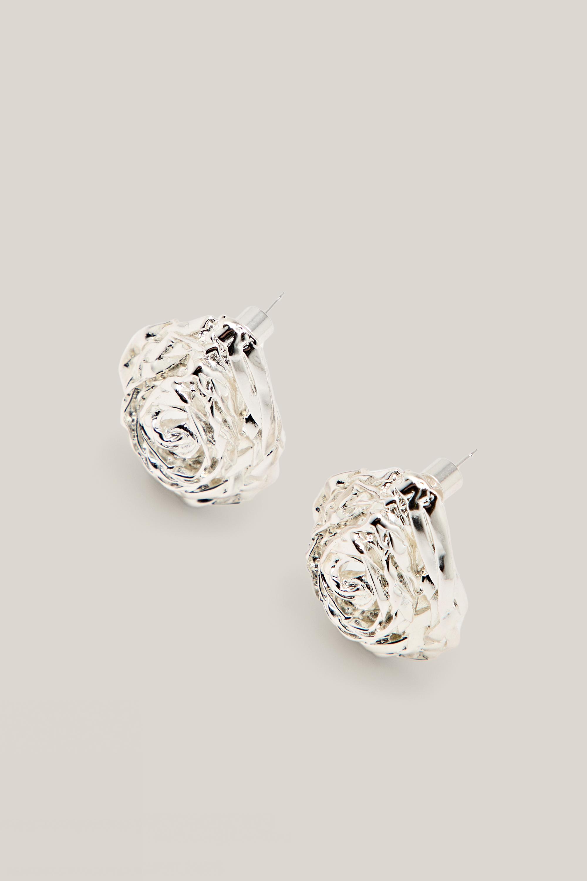 Minđuše sa teksturom pletera - LIMITED EDITION