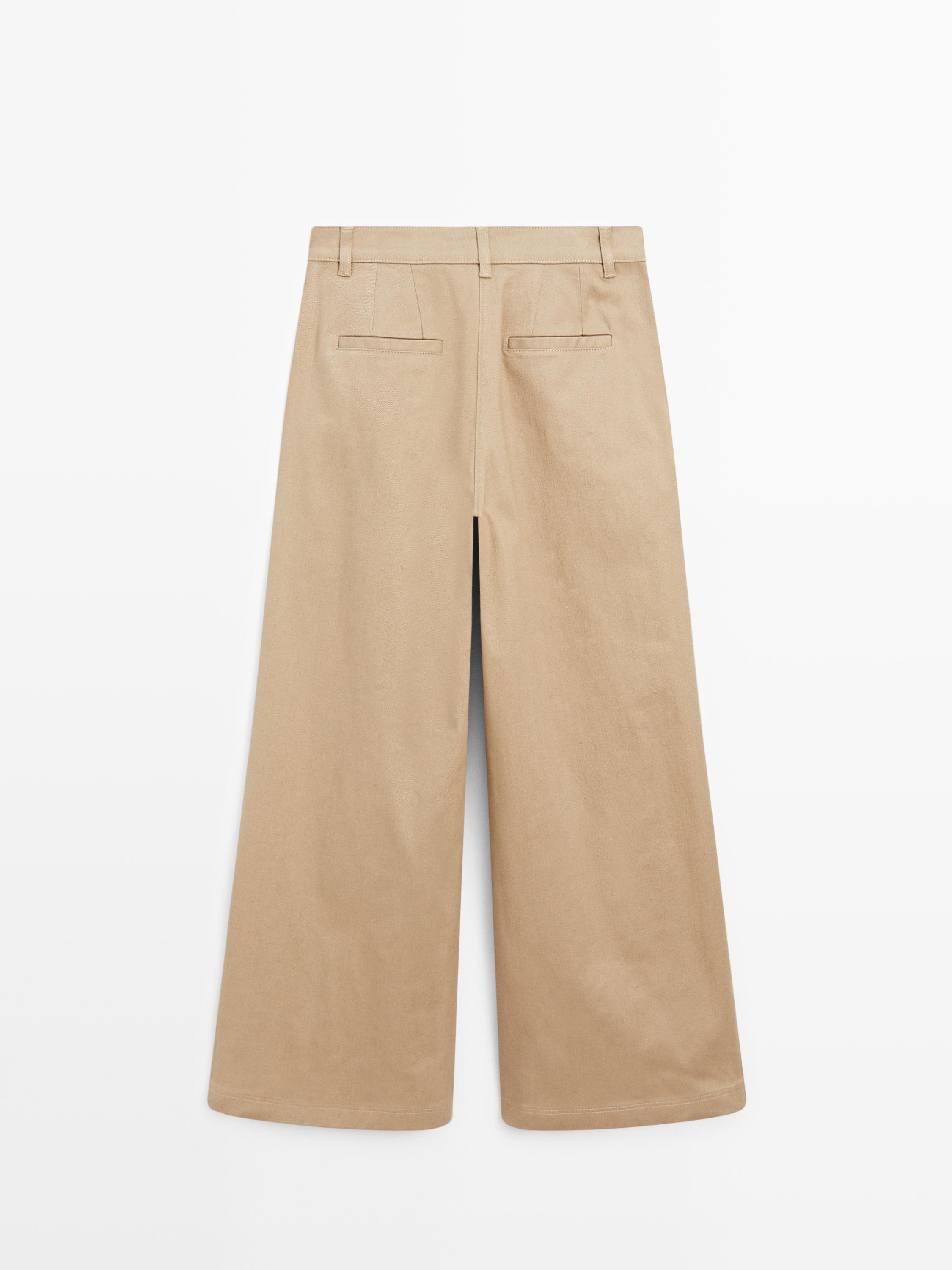 Pantalon large à pinces