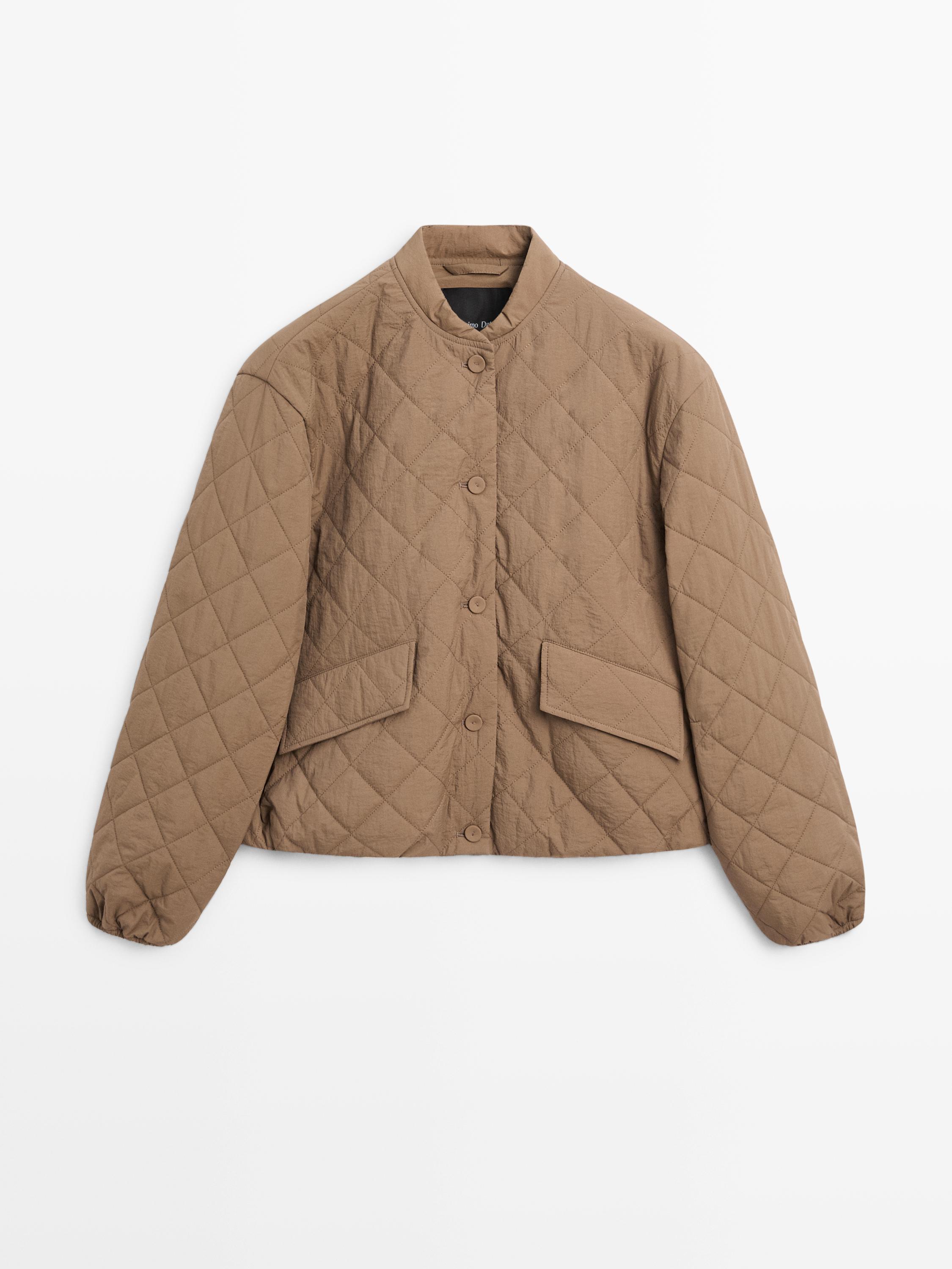 Cropped down bomber jacket