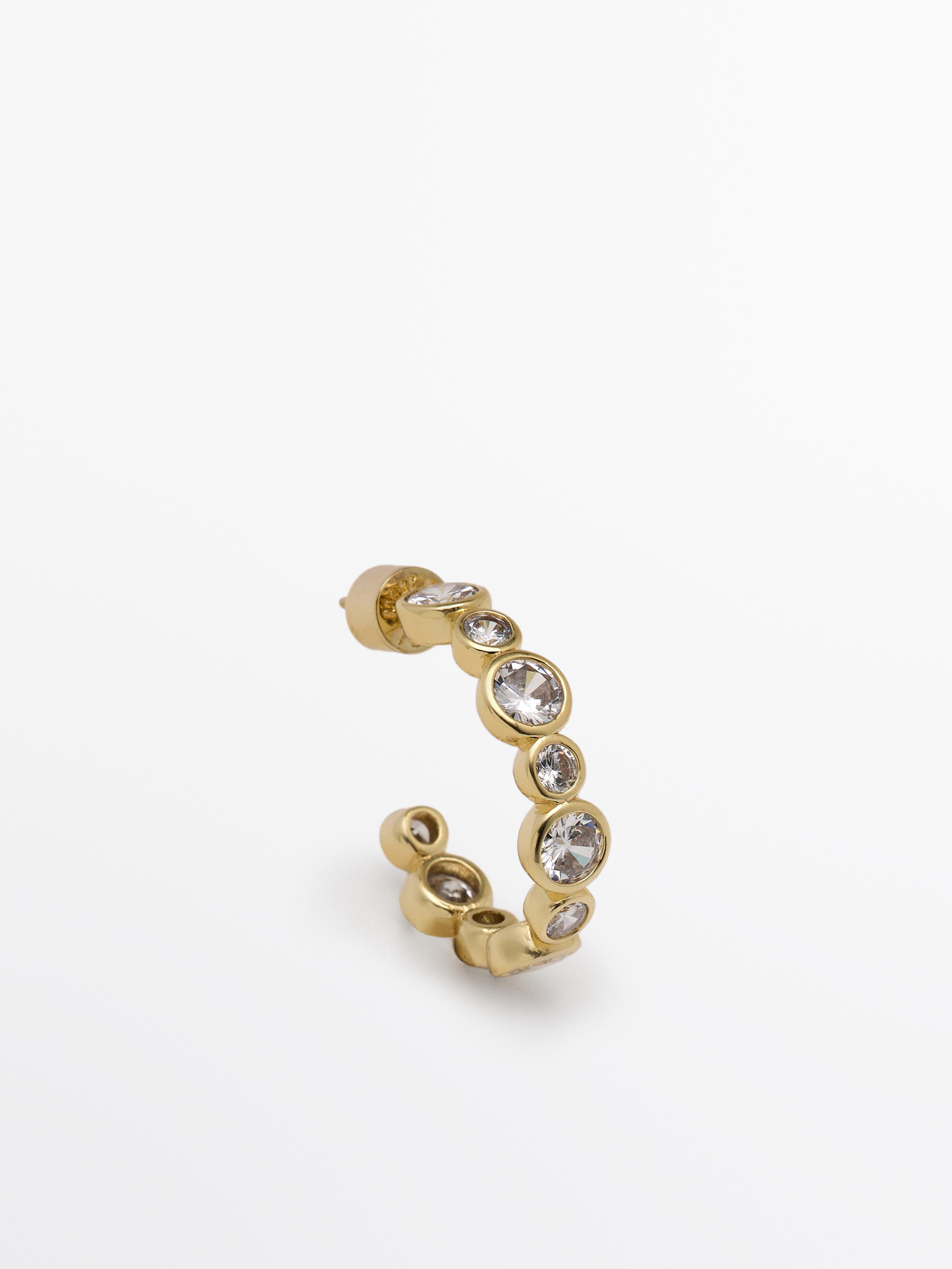 Pendientes aro brillos